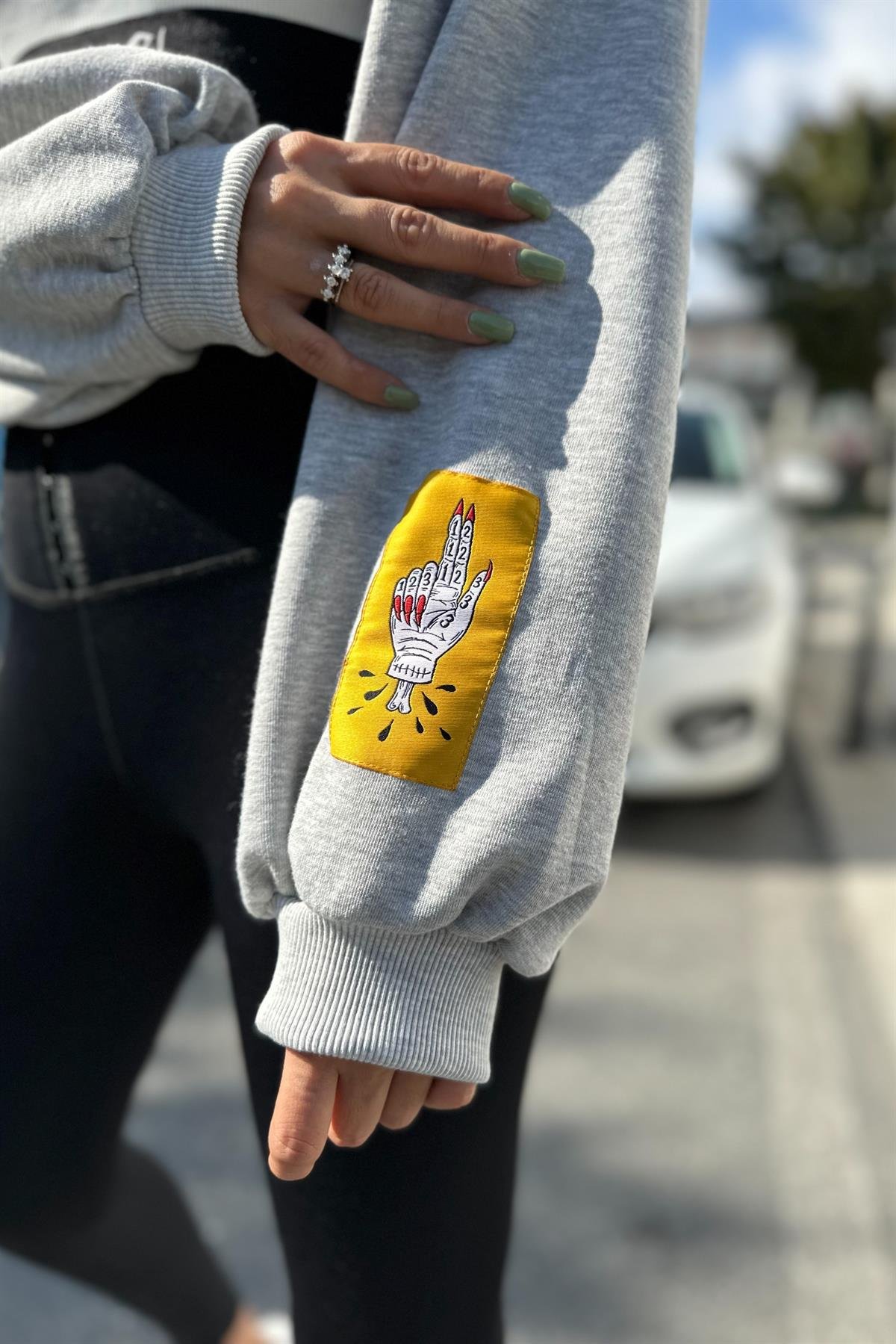 Croplu Bolero SweatshirtSWEATSHİRT