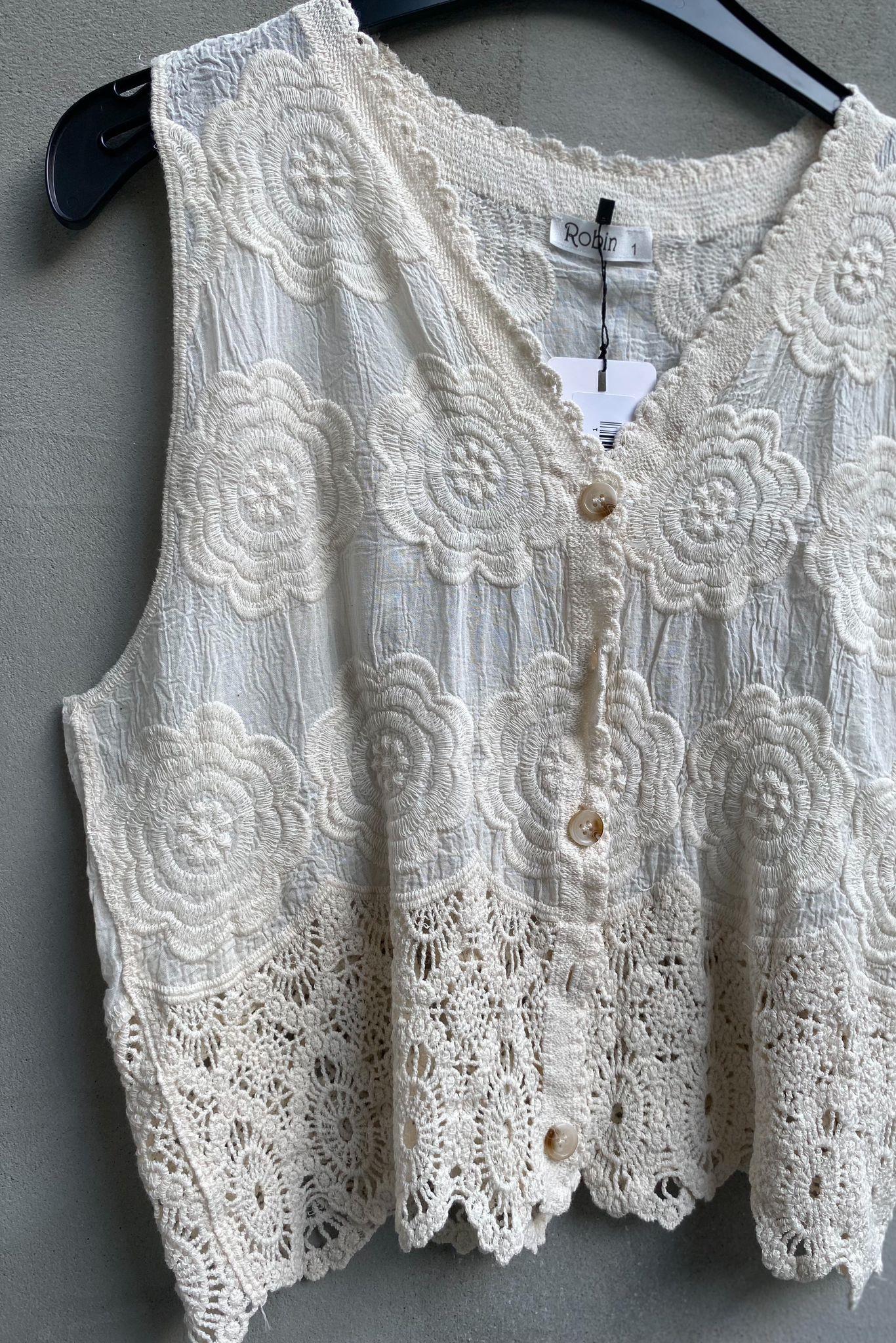 Dantel Bej YelekMONT/CEKET