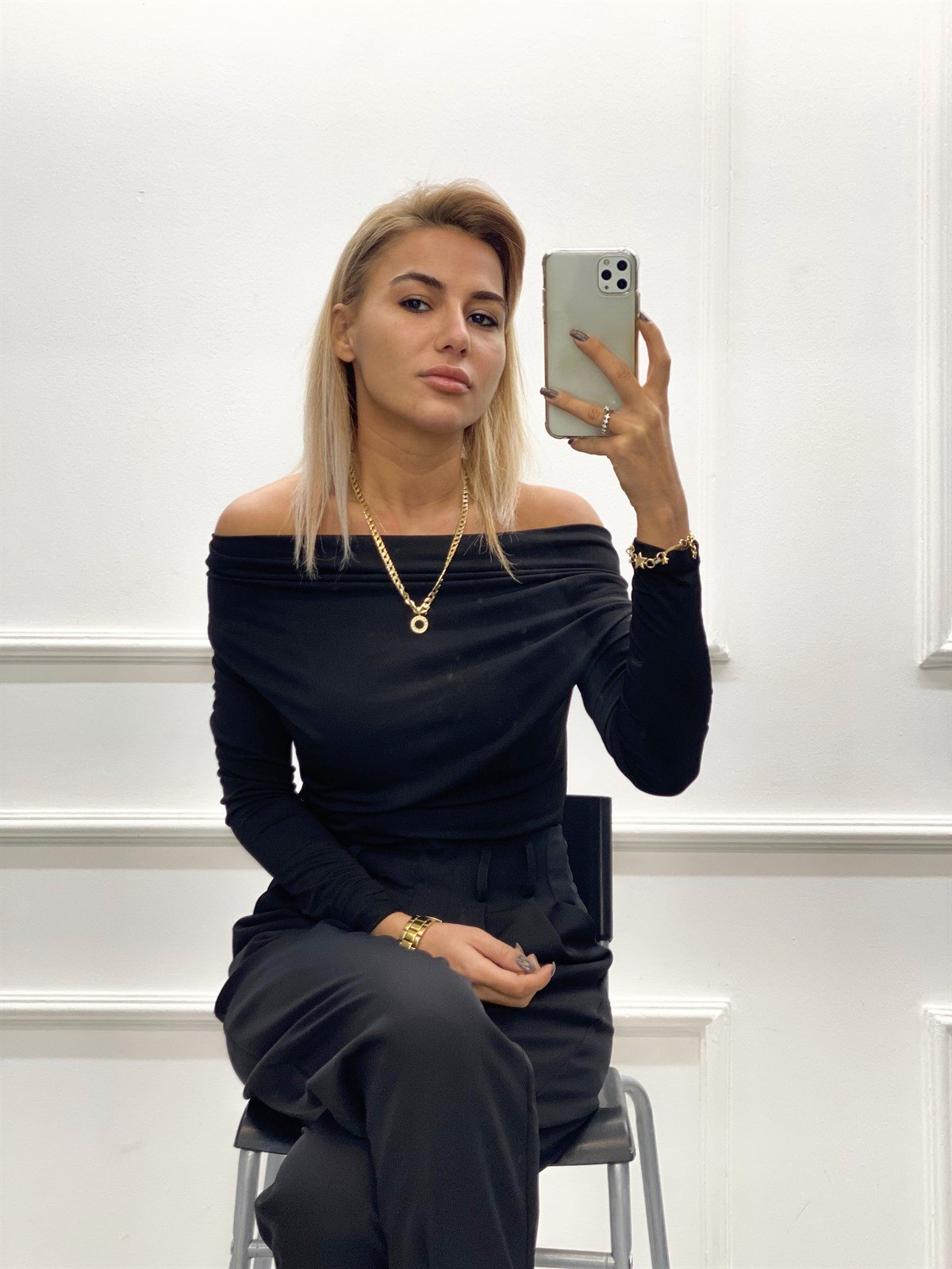 Degaje Yaka BodysuitBLUZ