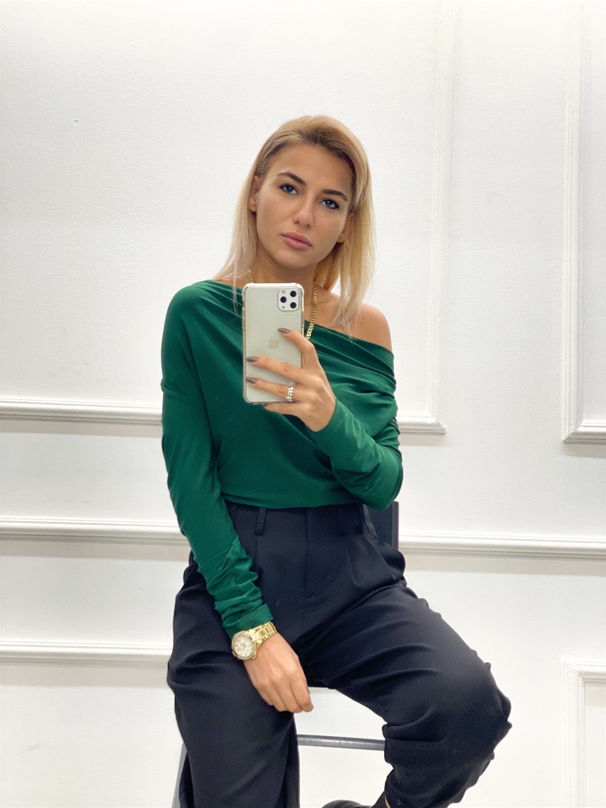 Degaje Yaka BodysuitBLUZ