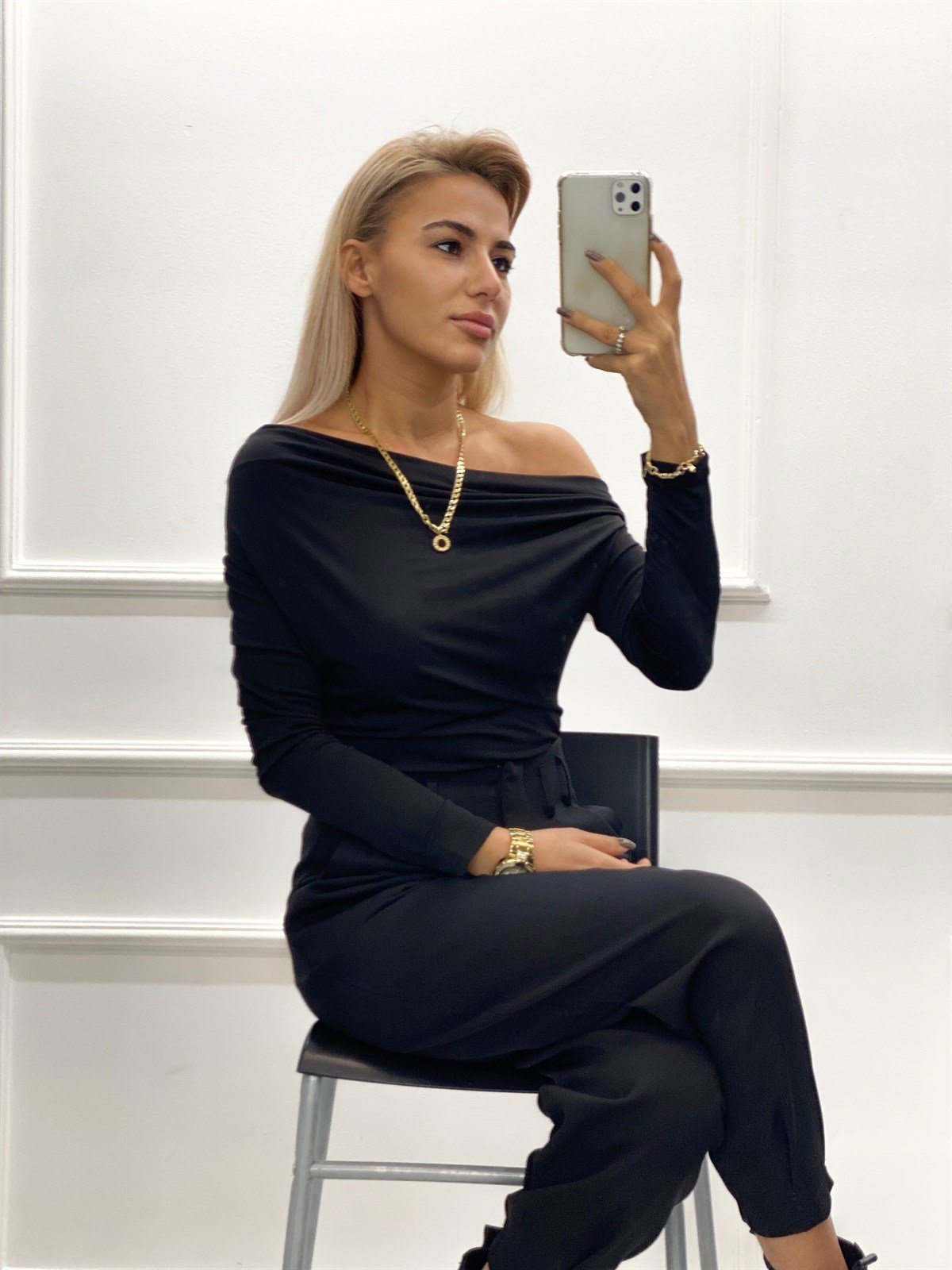 Degaje Yaka BodysuitBLUZ