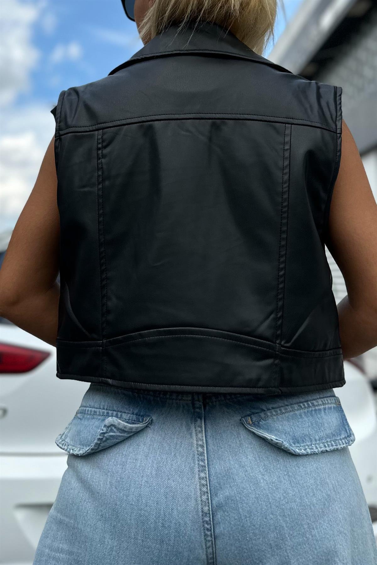 Deri Biker YelekMONT/CEKET