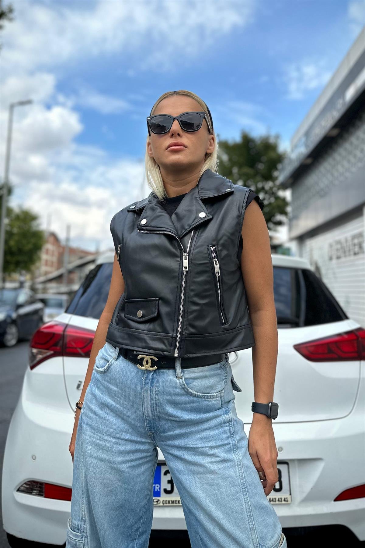 Deri Biker YelekMONT/CEKET
