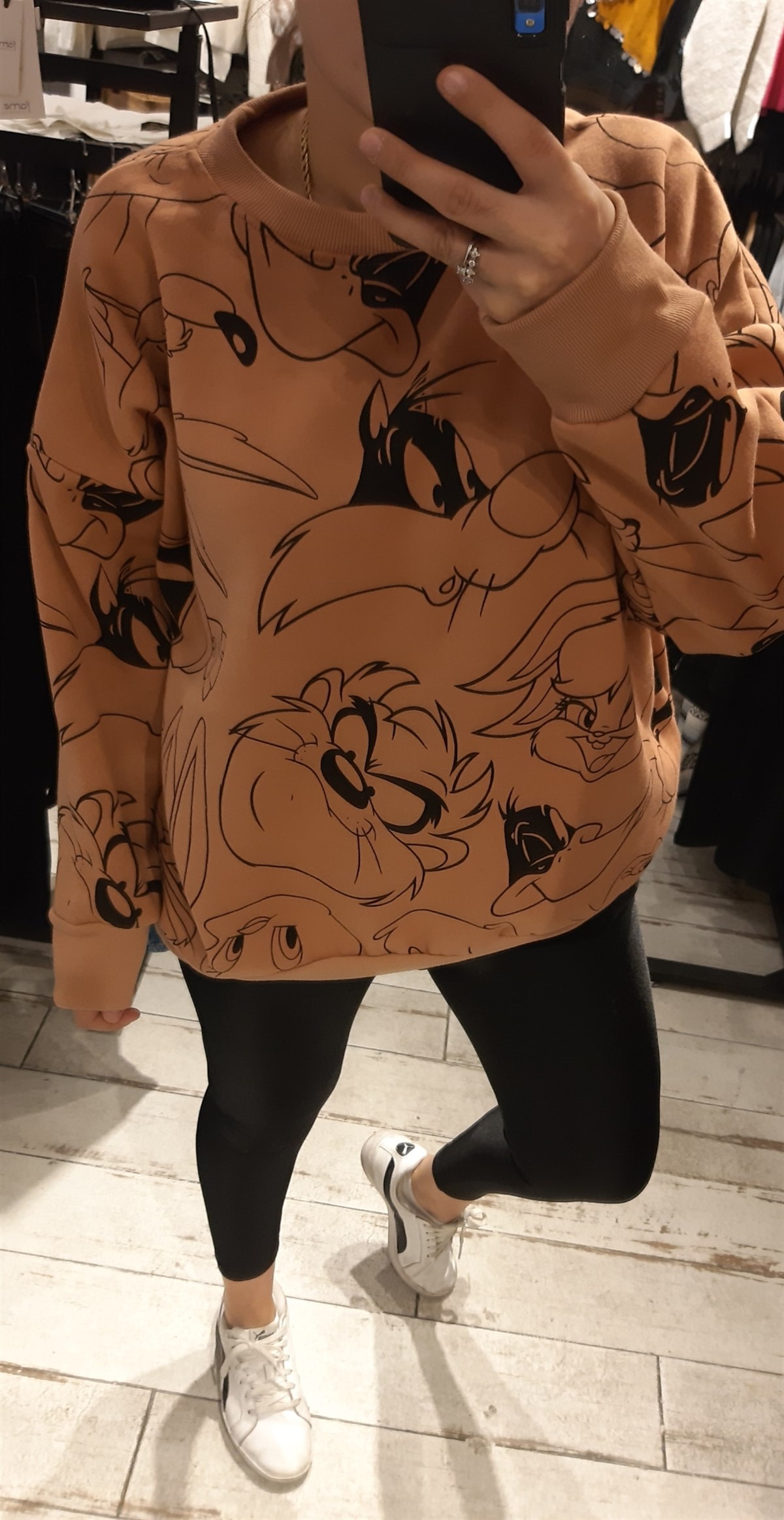 Disney Baskı Şardonlu Sweat