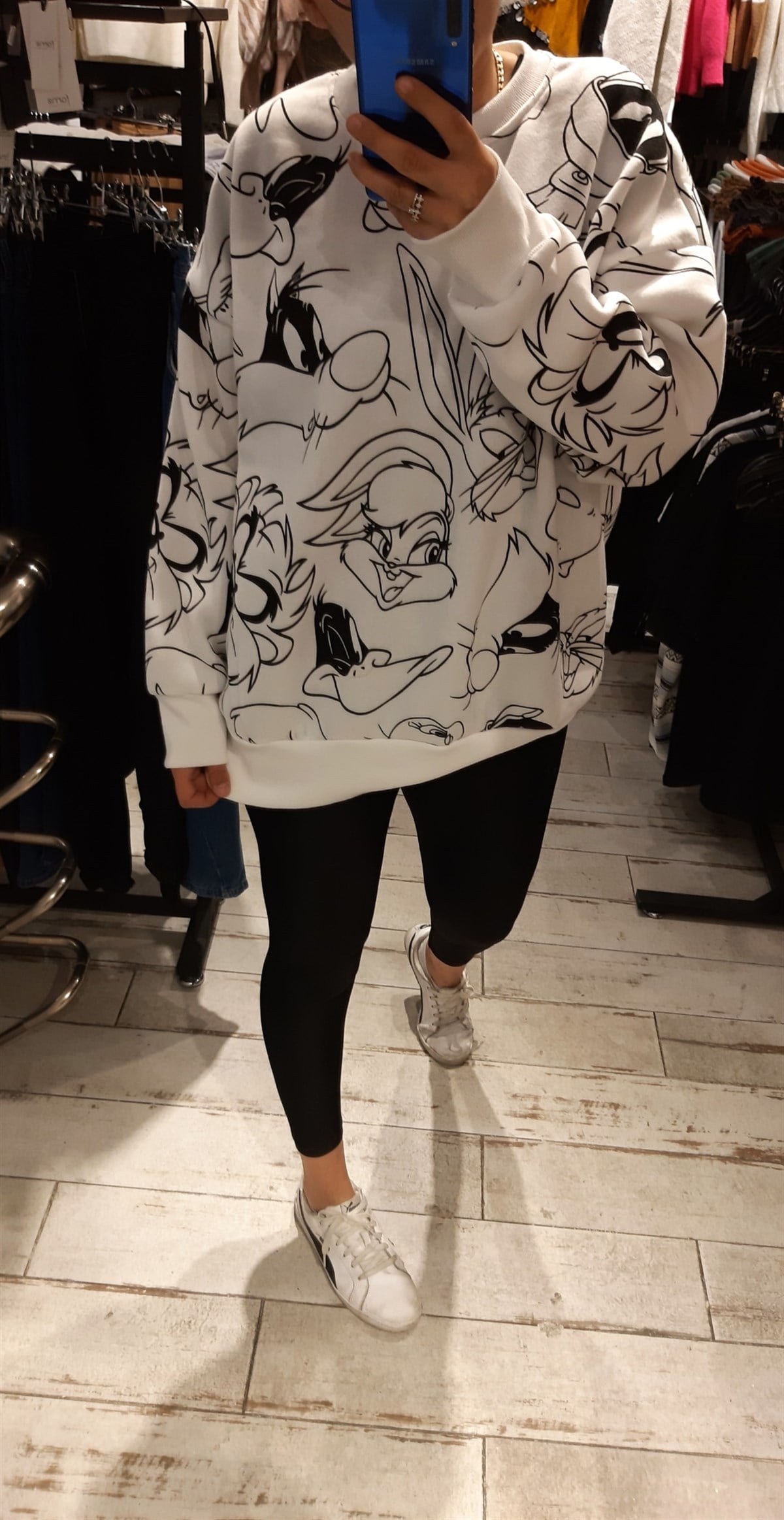 Disney Baskı Şardonlu Sweat