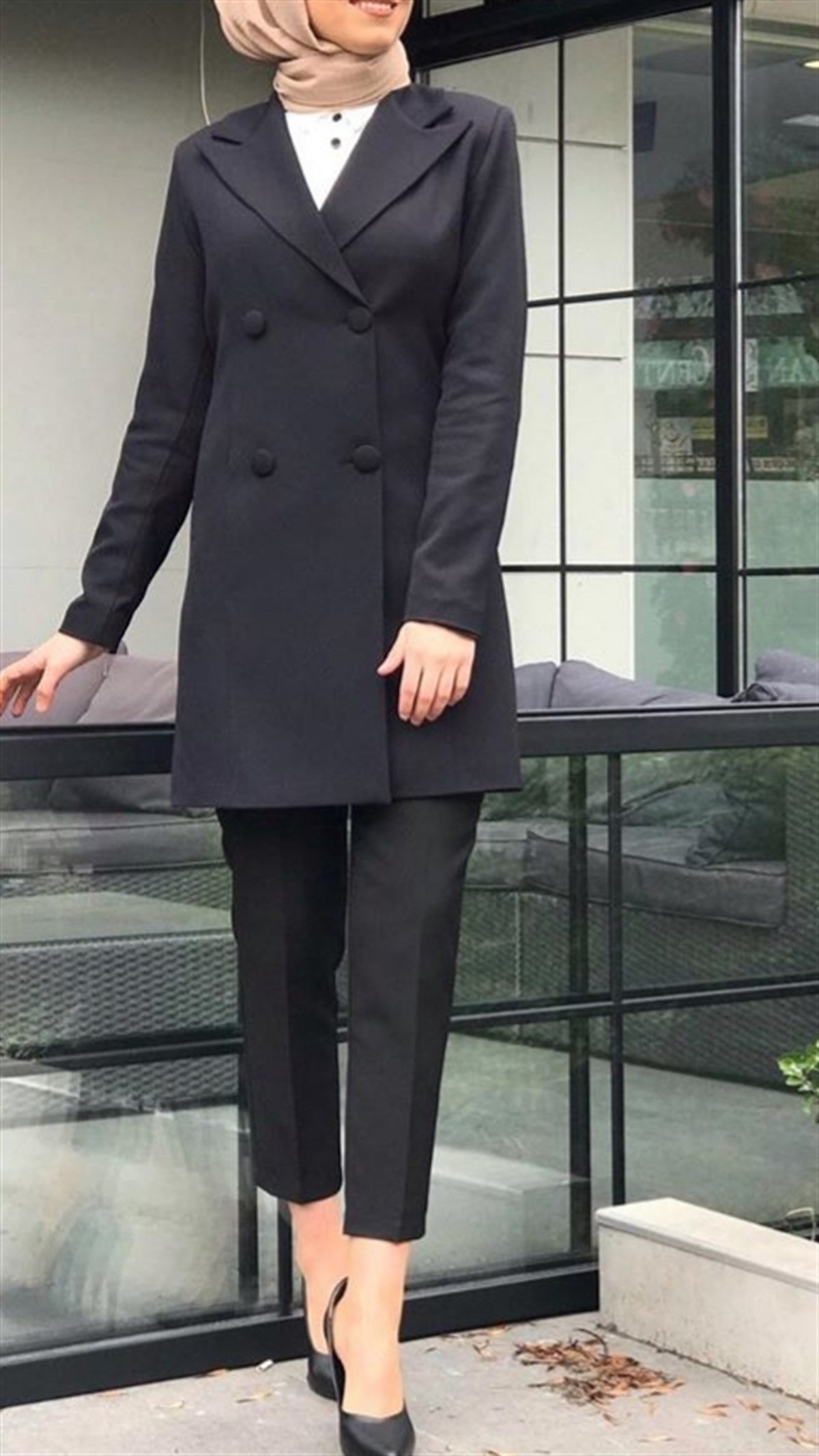 Düğmeli Tunik Ceket