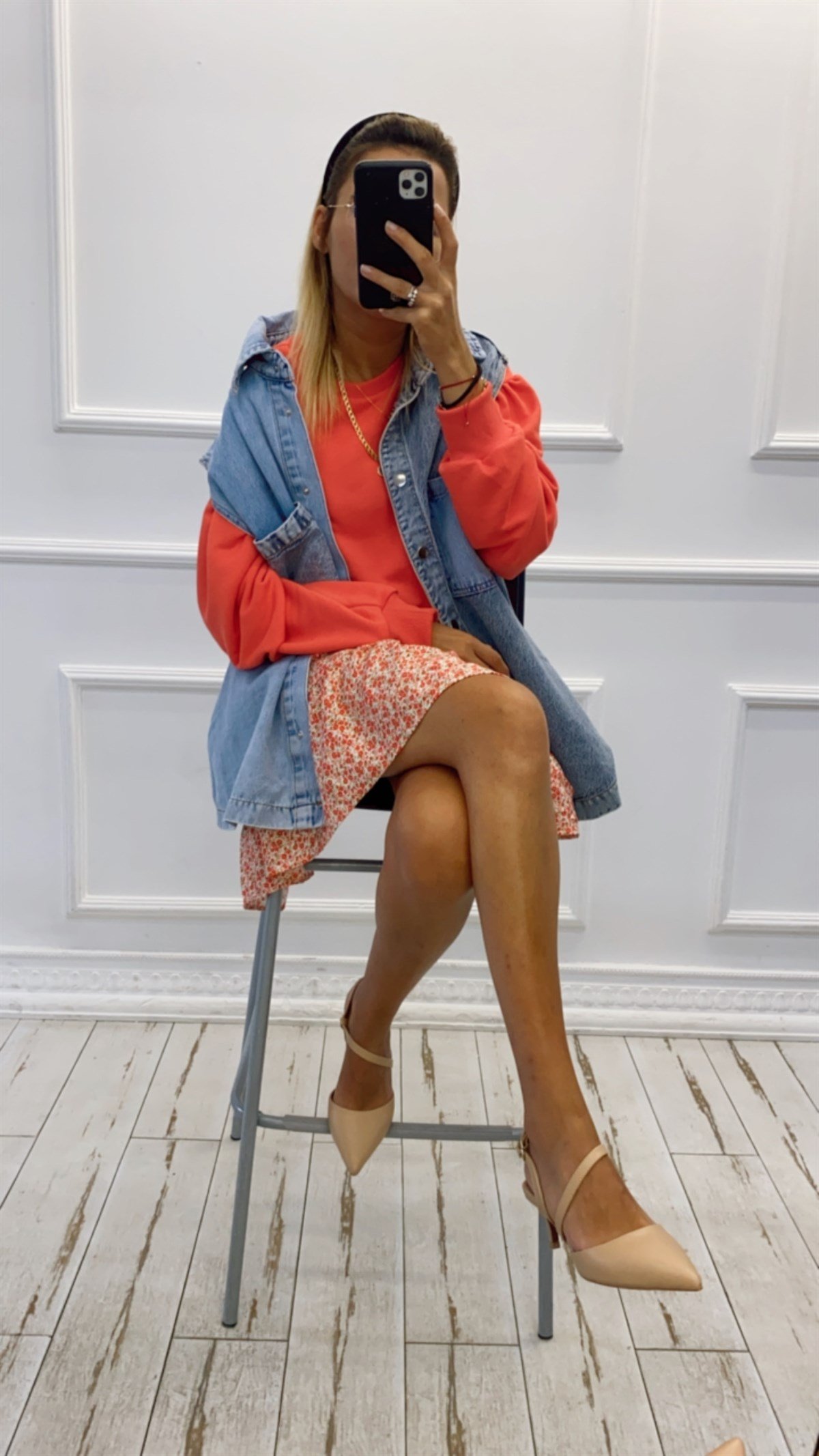 Elbise Detaylı Sweatshirt