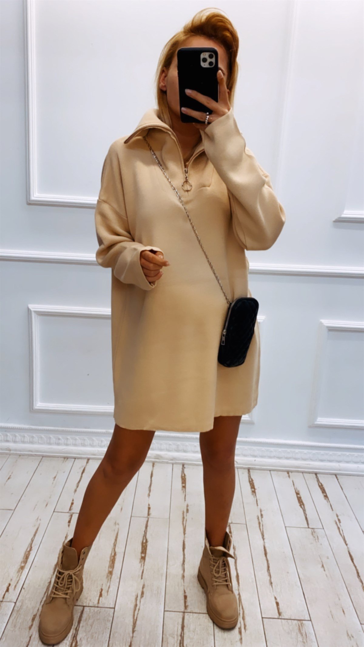 Fermuarlı Tunik KazakKAZAK