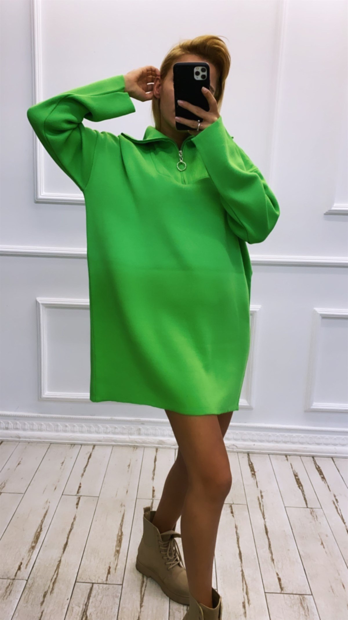 Fermuarlı Tunik KazakKAZAK