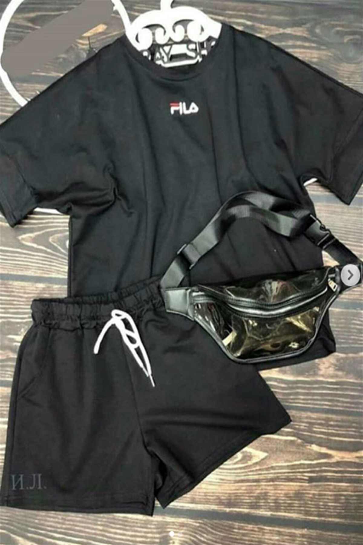 Fila Logolu Tshirt Şort Takım