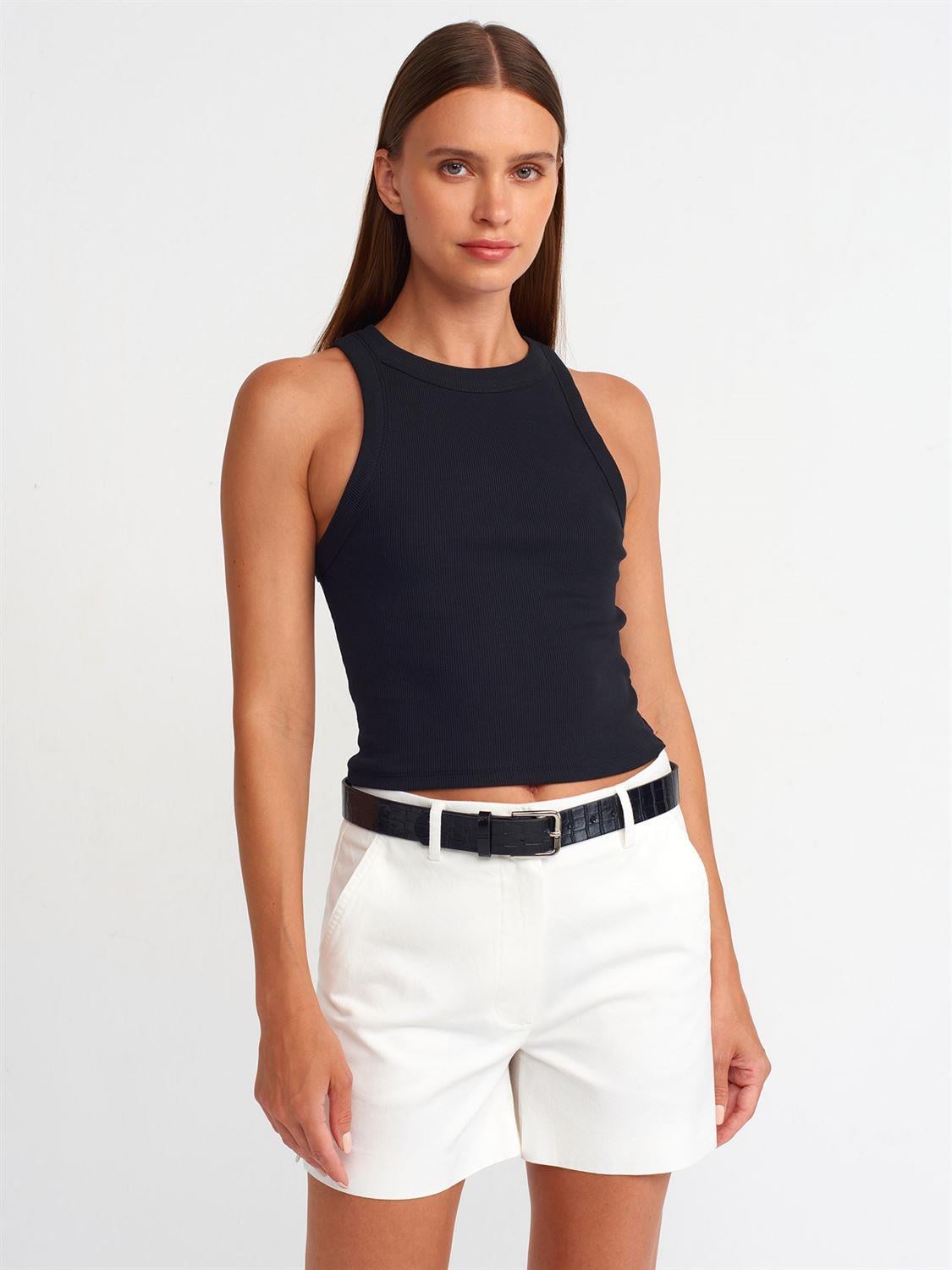 Fitilli Halter Yaka Siyah AtletÇOK SATANLAR