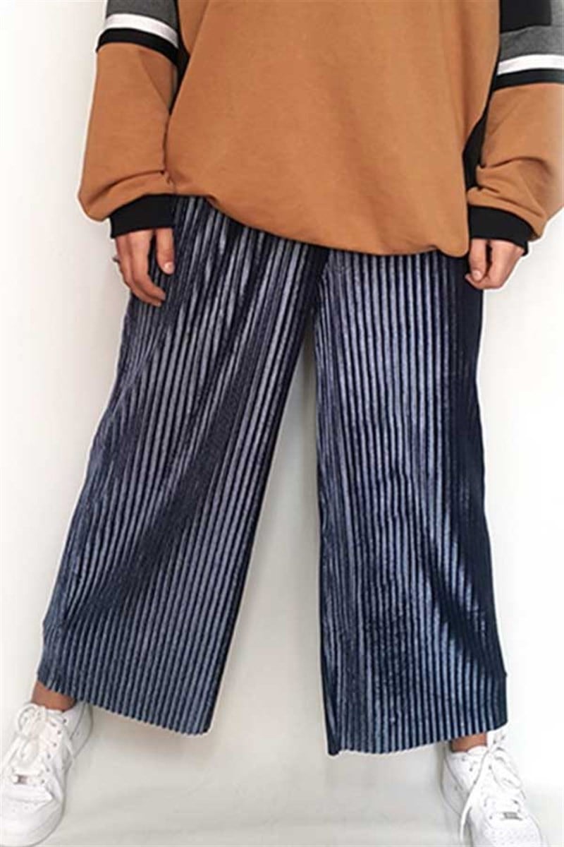 Fitilli Kadife Salaş Pantalon