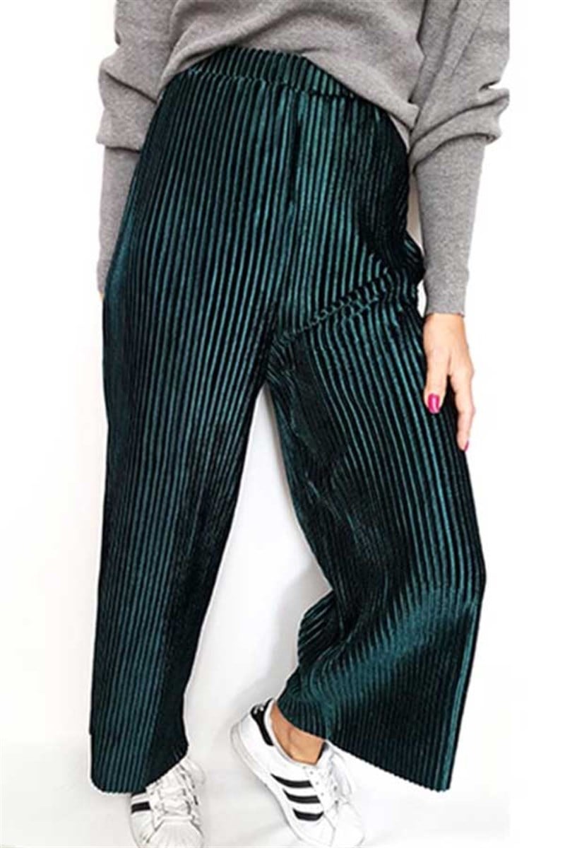 Fitilli Kadife Salaş Pantalon
