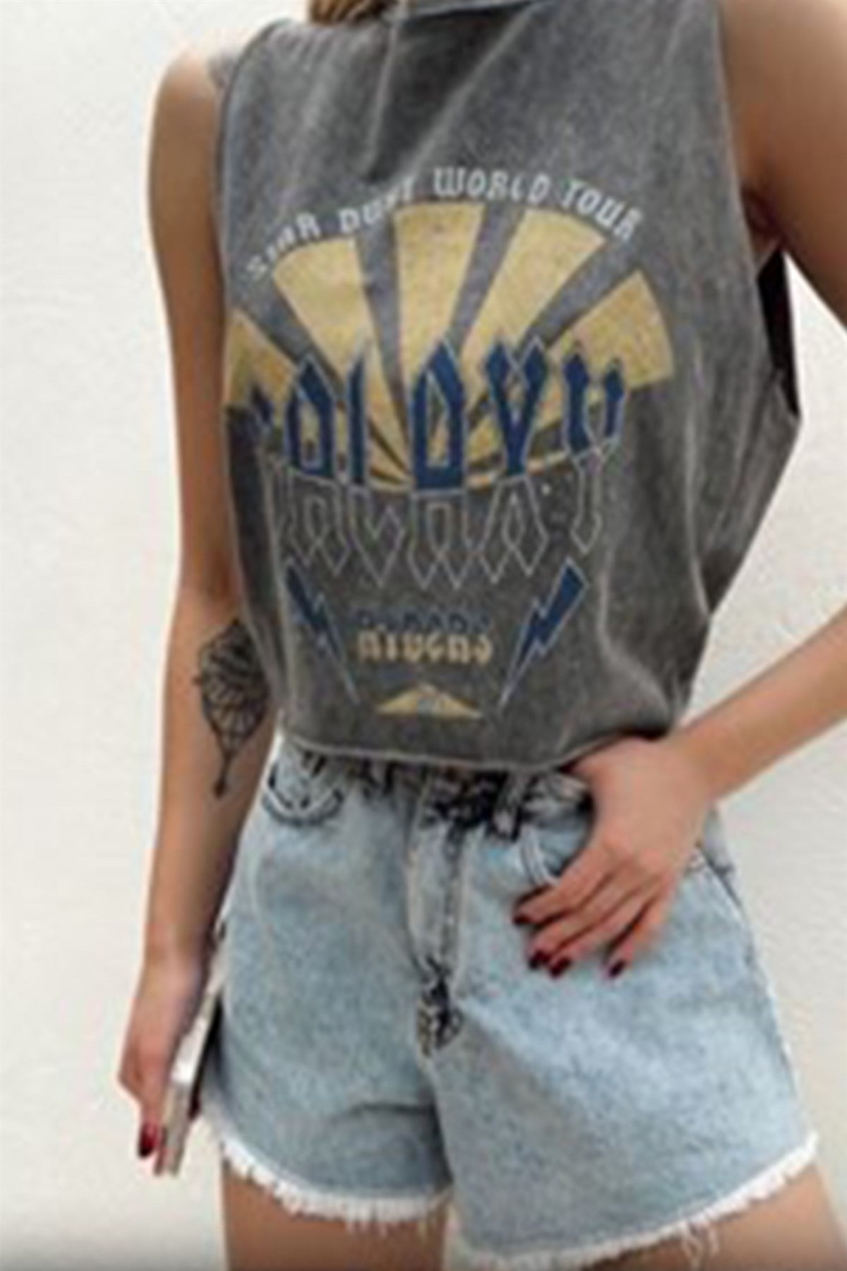 Galaxy Kolsuz Antrasit TshirtTSHİRT