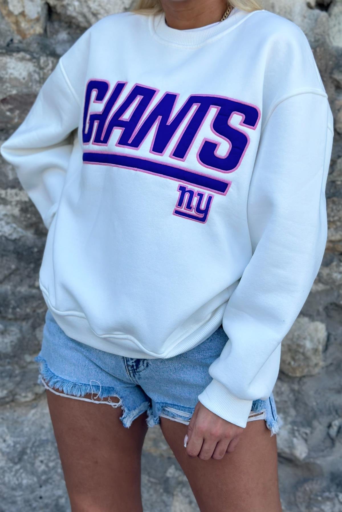 Giant Beyaz SweatshirtSWEATSHİRT