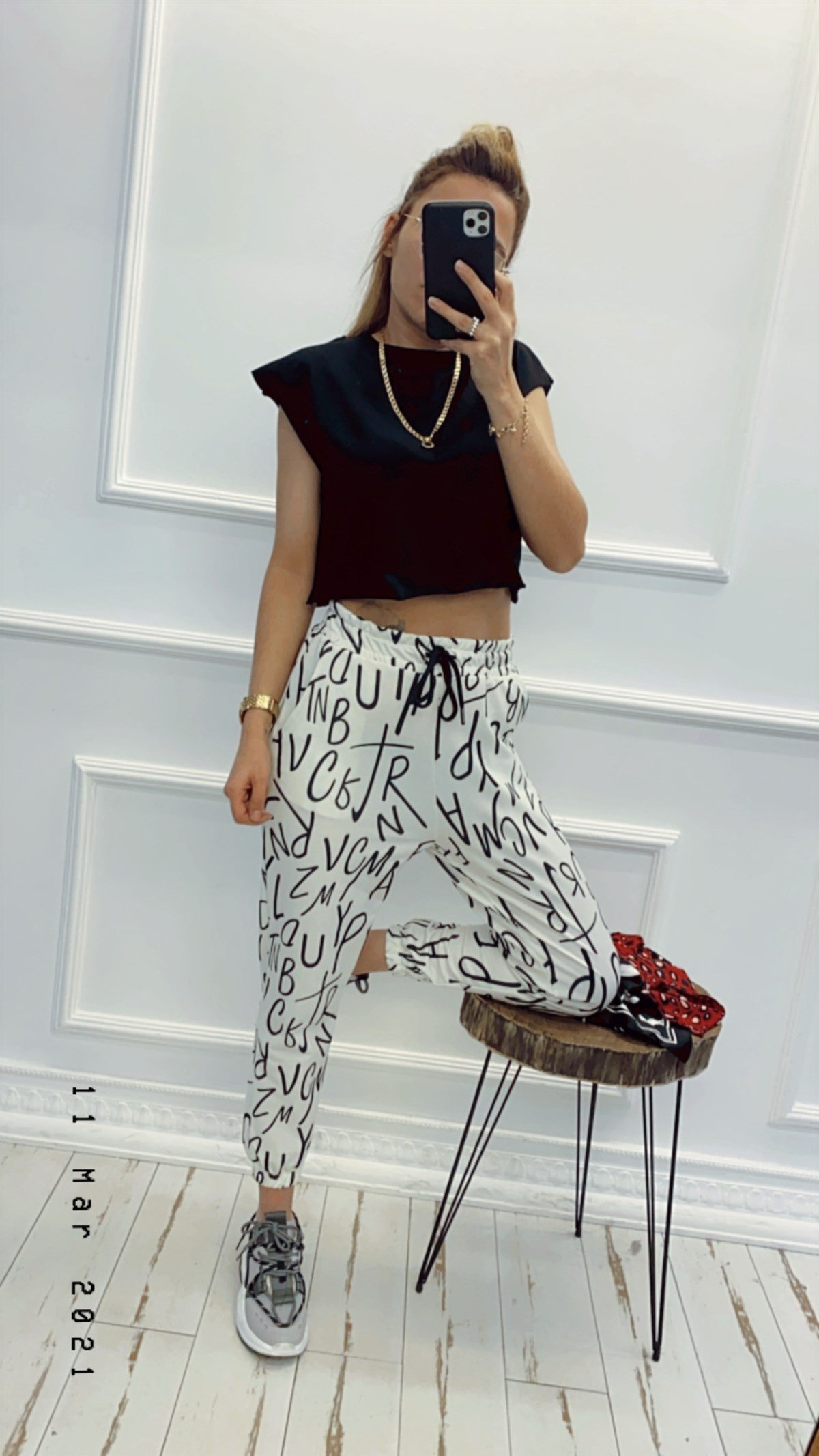 Harf Baskılı Jogger Eşofman