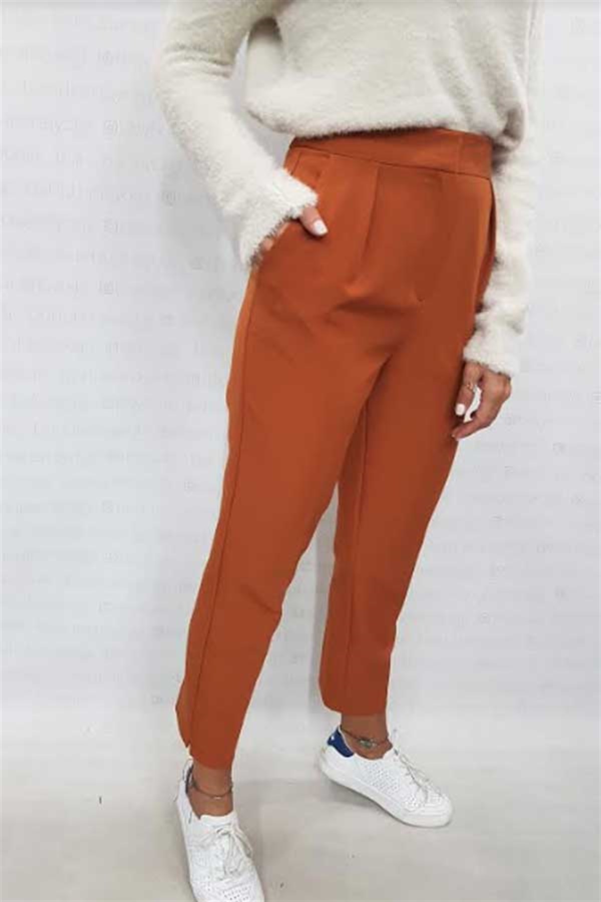 Havuç Kesim Basic Pantalon