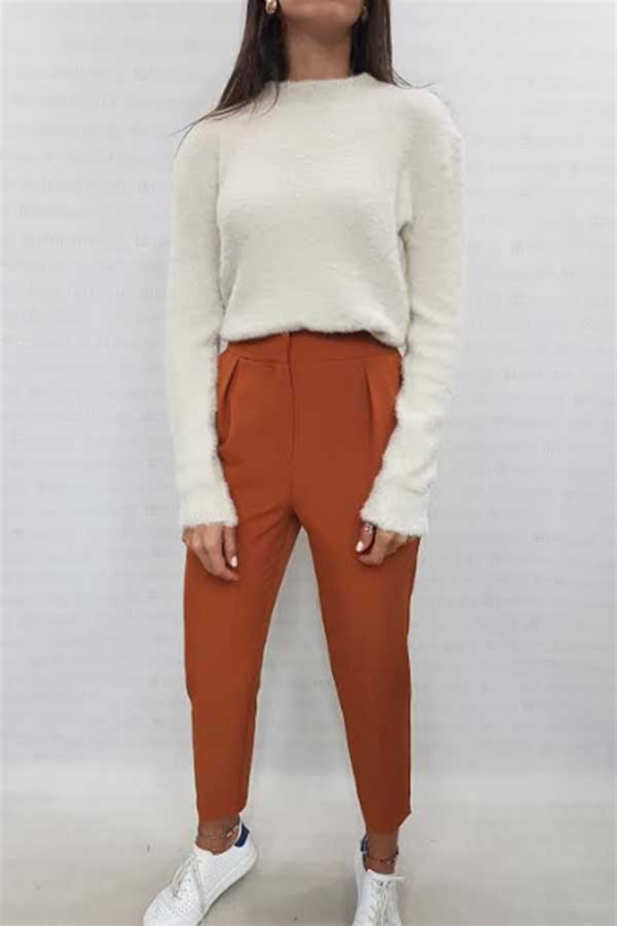 Havuç Kesim Basic Pantalon
