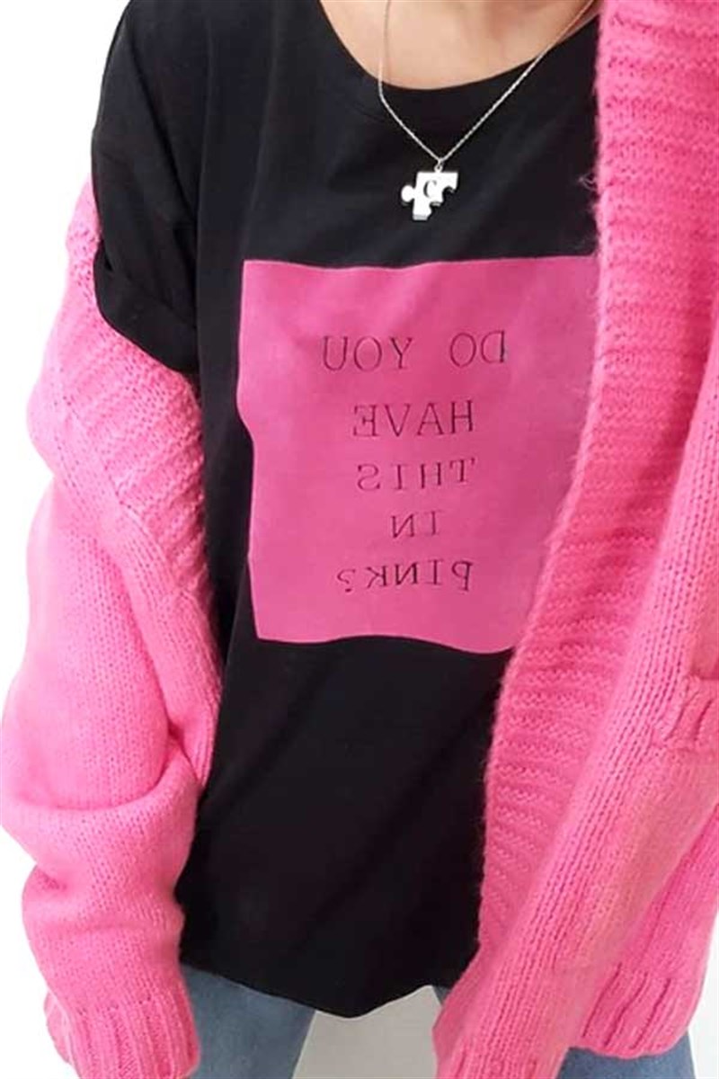 In Pink Tshirt