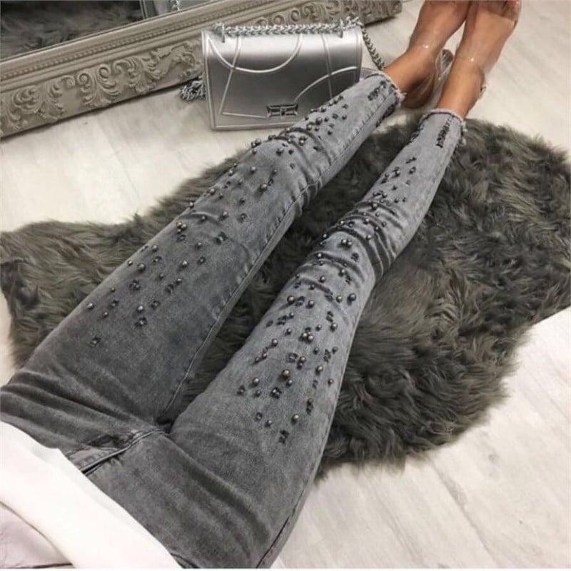 İncili Skinny Jean