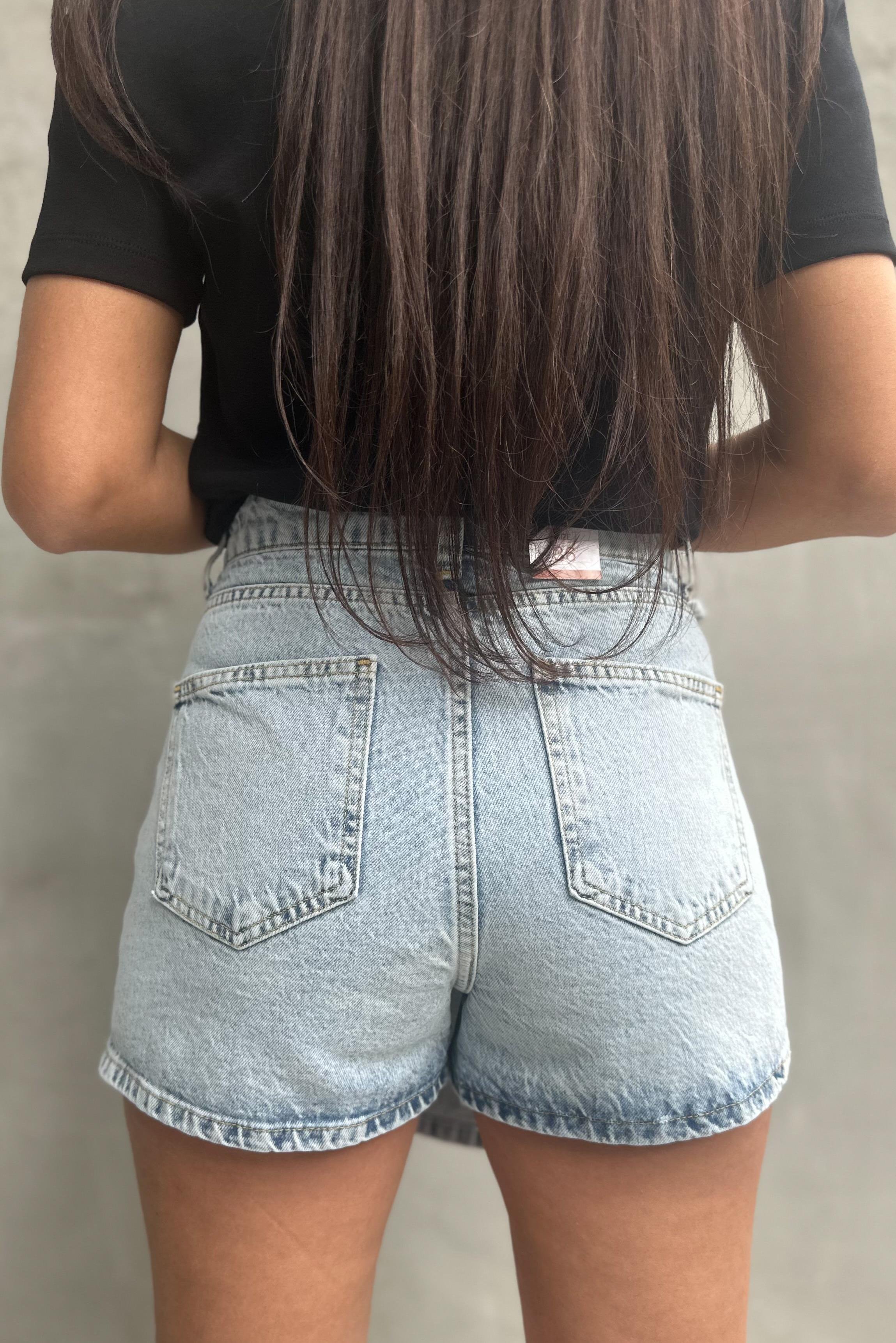 Kapaklı Denim Şort EtekETEK