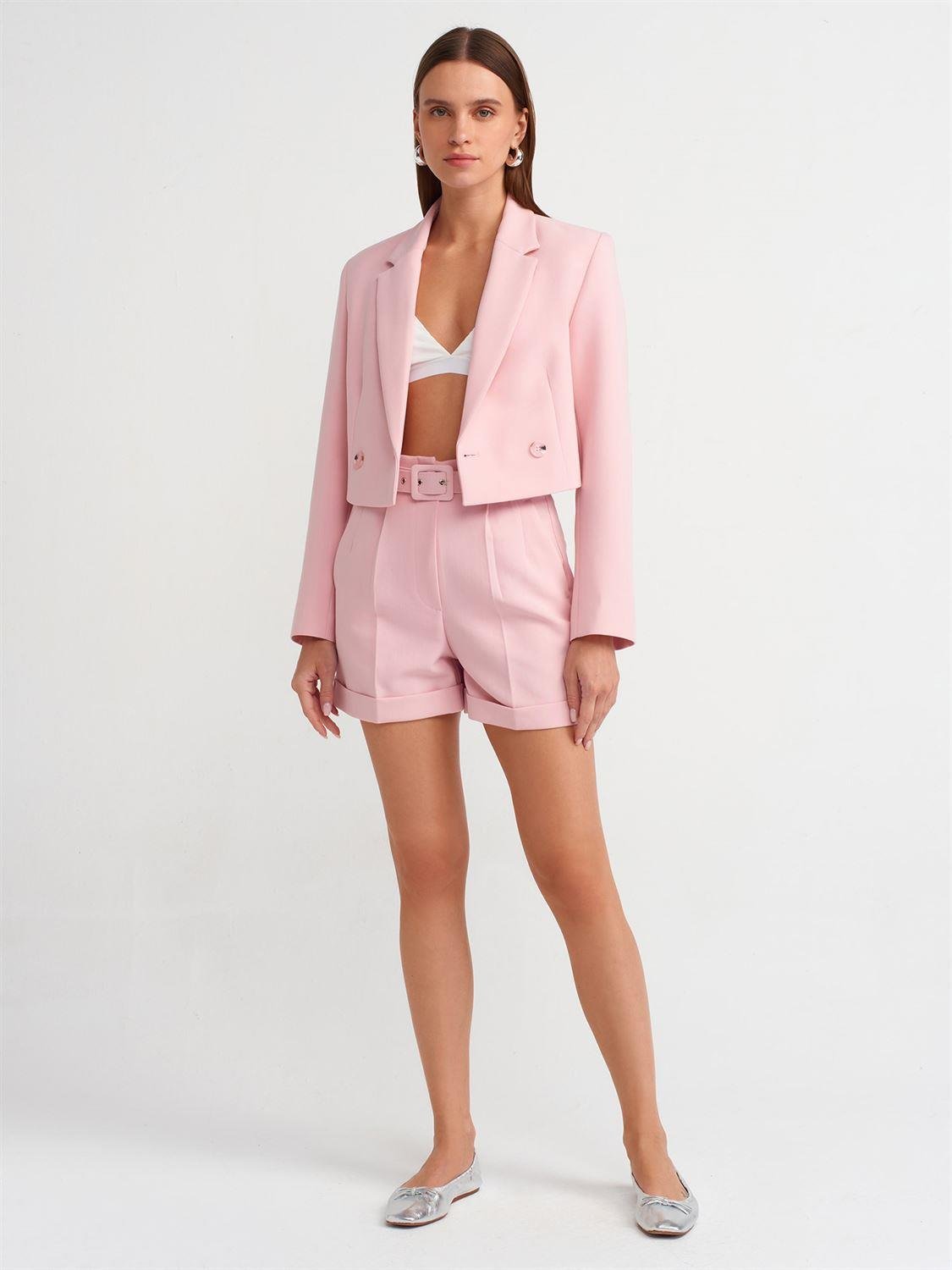 Kaplama Kemerli Pembe ŞortÇOK SATANLAR