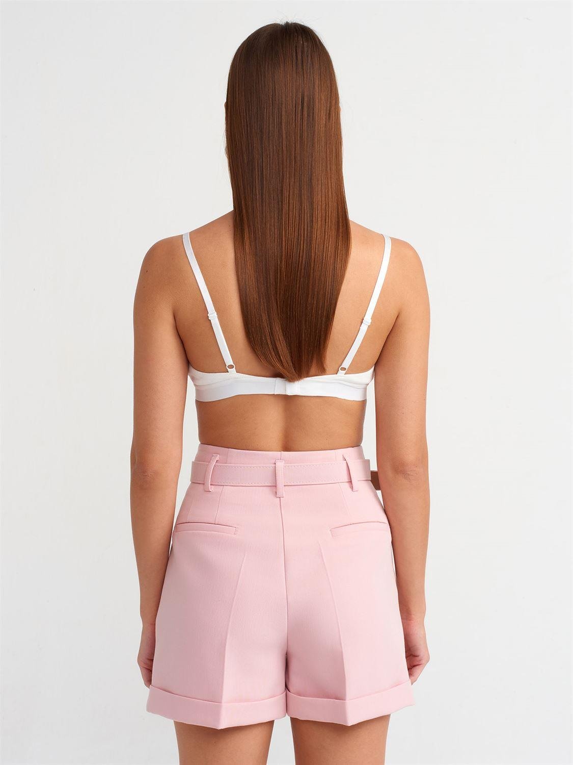 Kaplama Kemerli Pembe ŞortÇOK SATANLAR