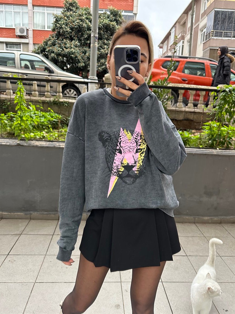 Kaplan Kafalı SweatshirtHIRKA