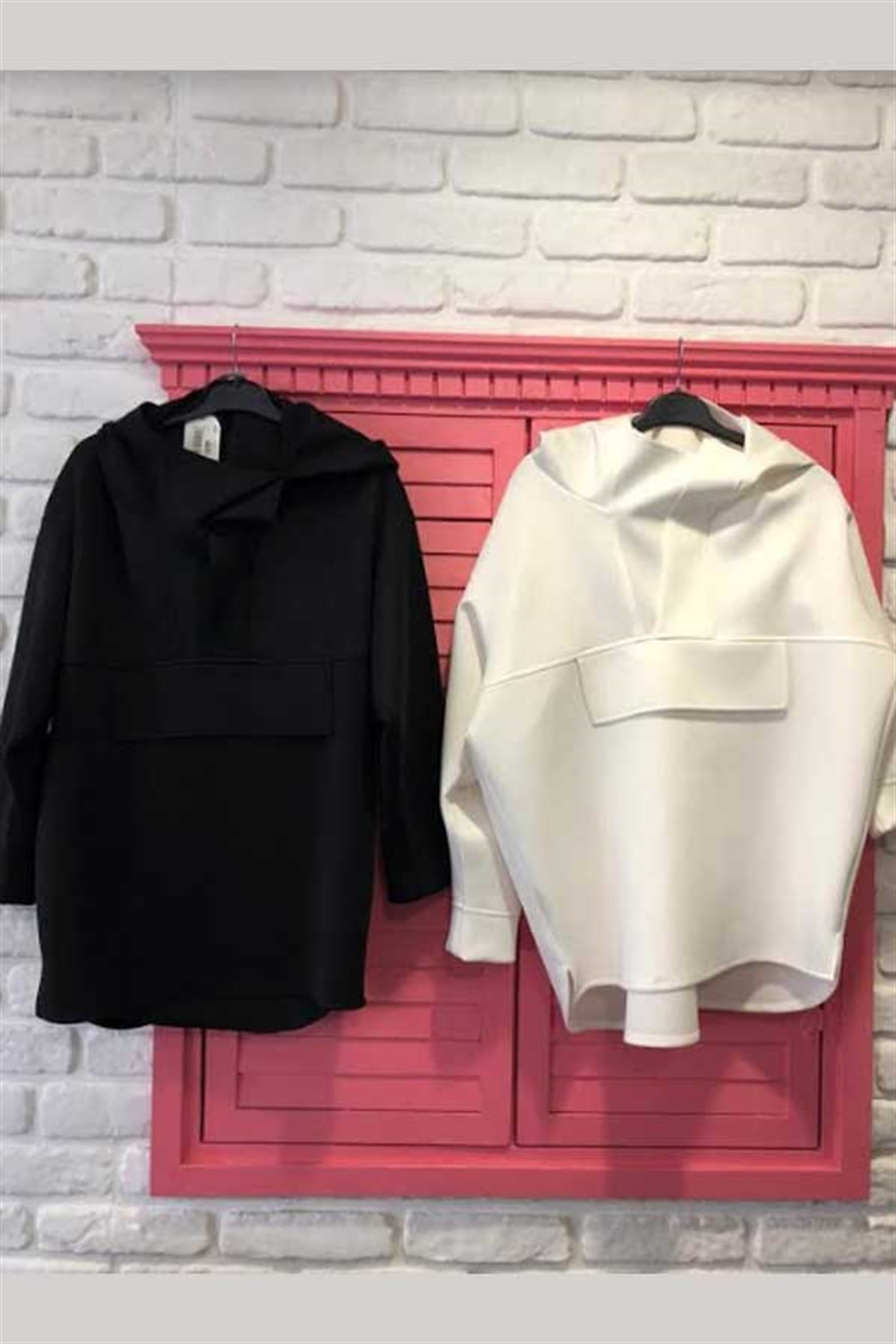 Kapşonlu Dalgıç Salaş Sweatshirt