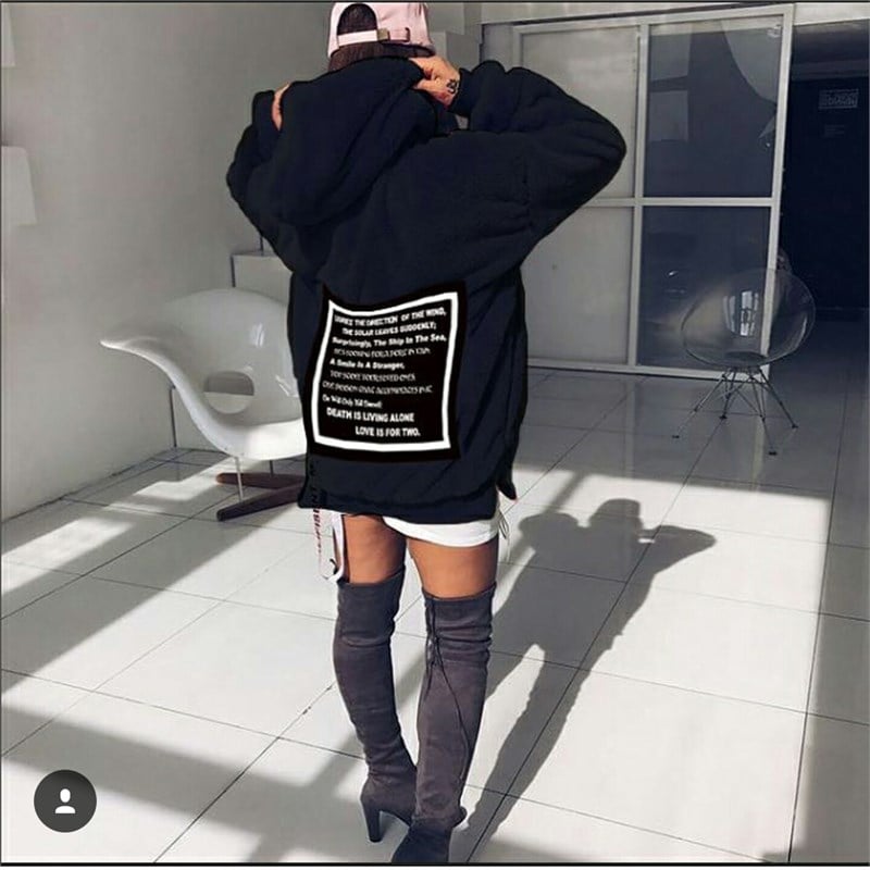 Kapşonlu Komple Peluş Sweat