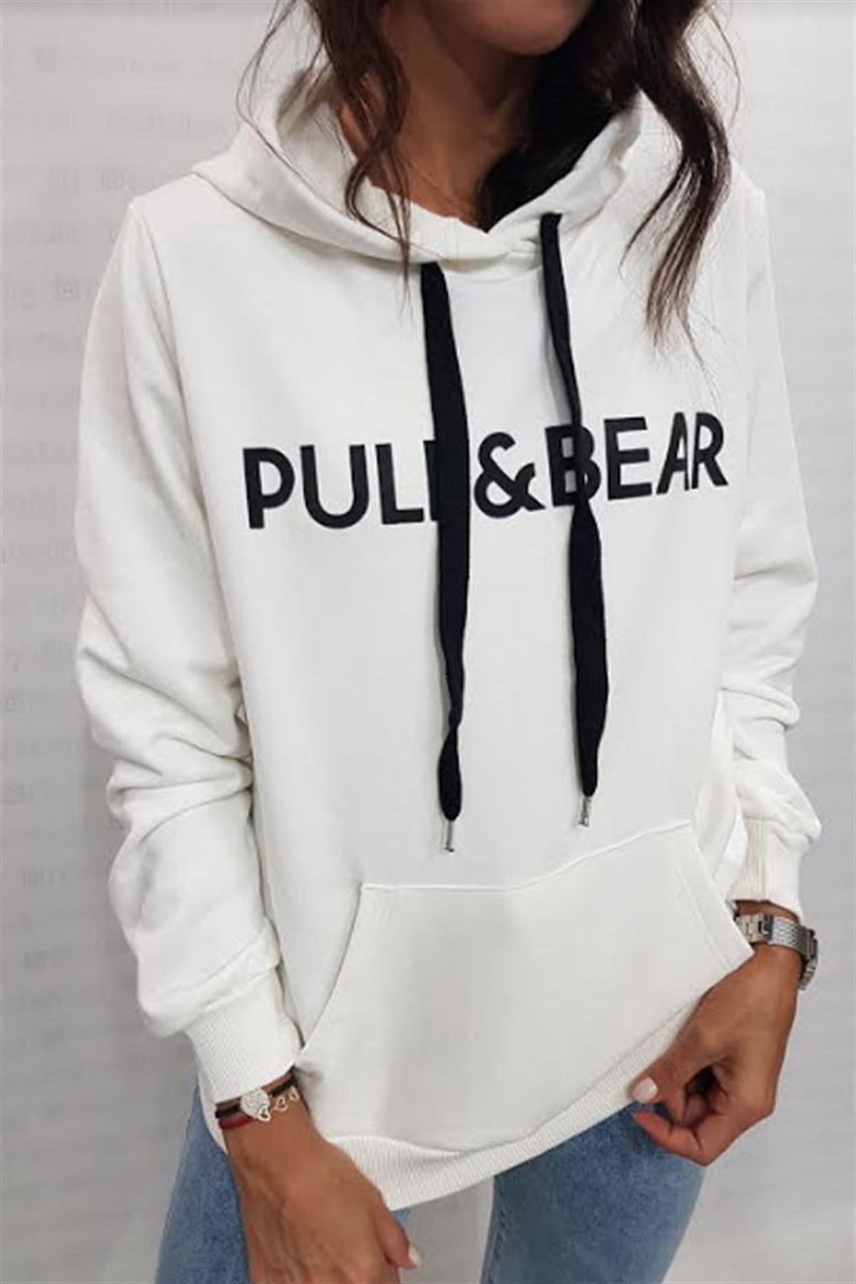 Kapşonlu Pull Sweatshirt