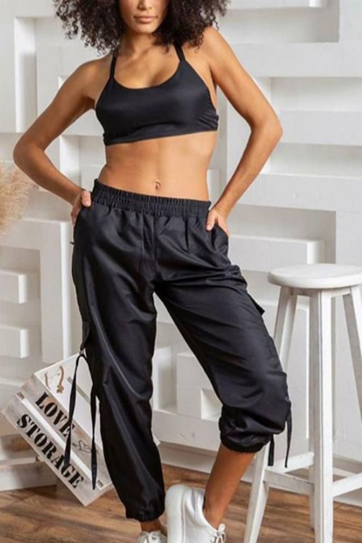 Kargo Pantolon Crop Büstiyer TakımOUTLET