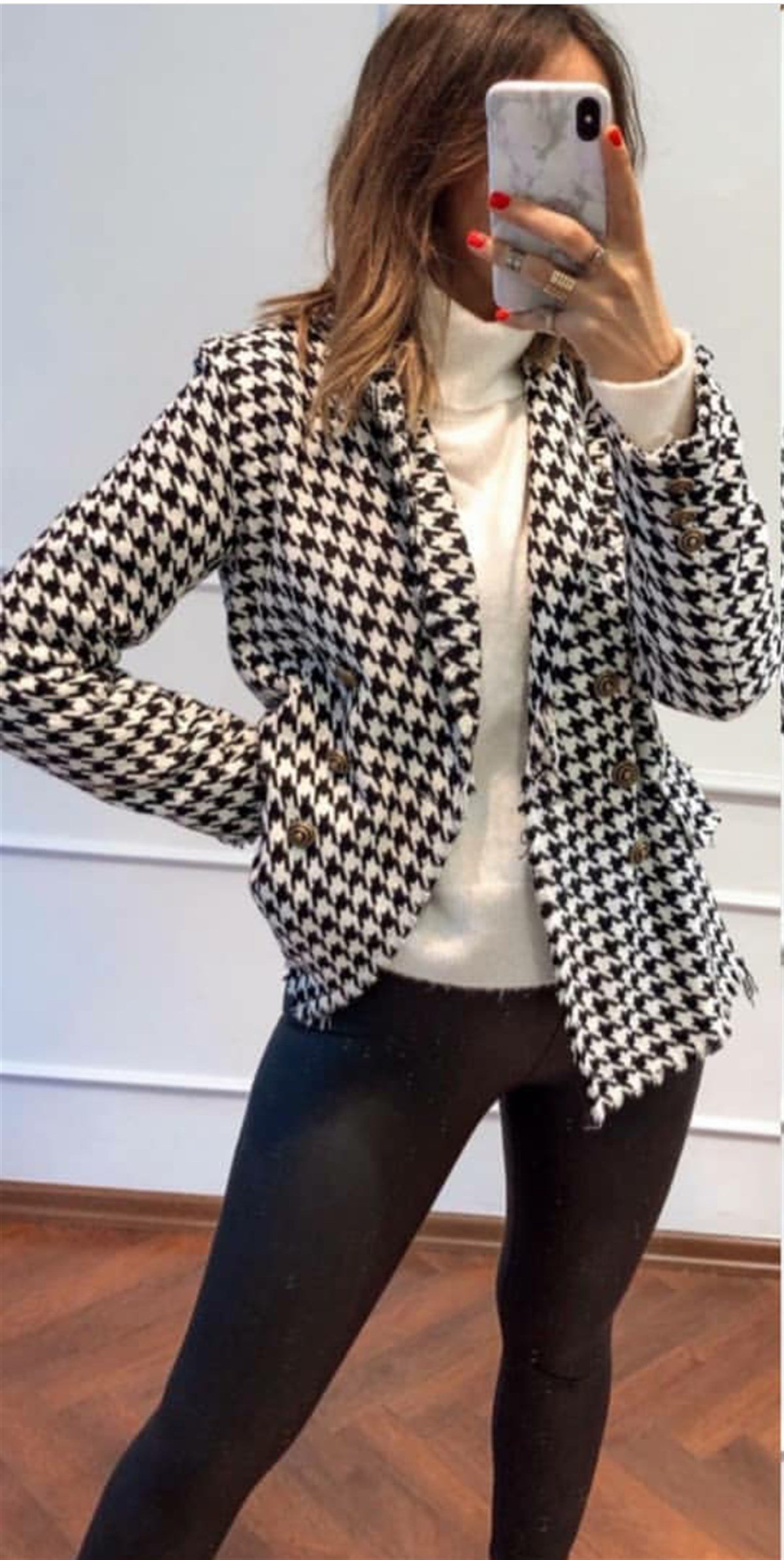 Kazayağı Blazer Ceket