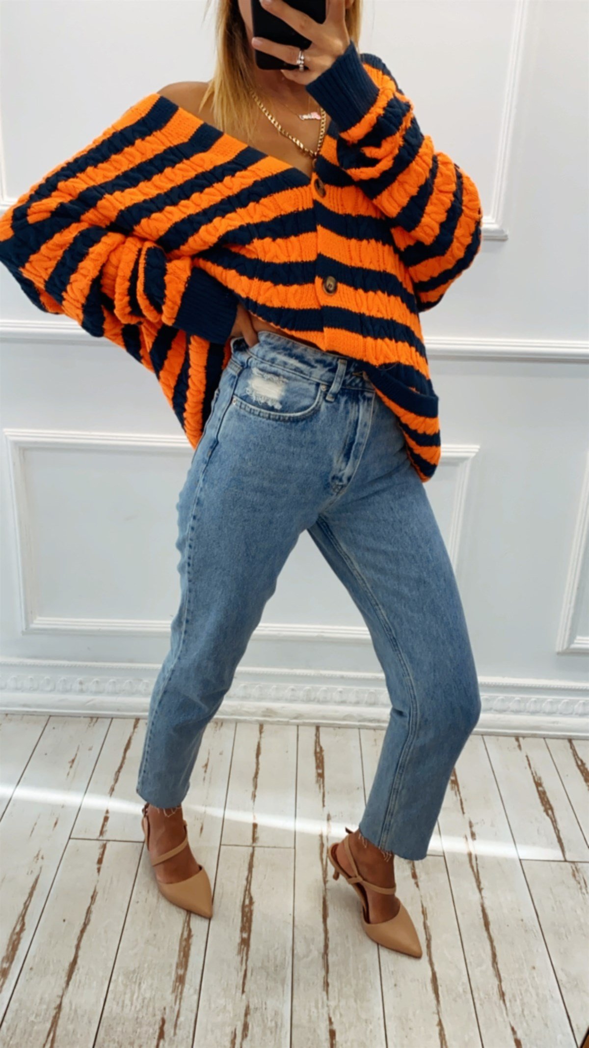 Kesik Paça Relax Jean