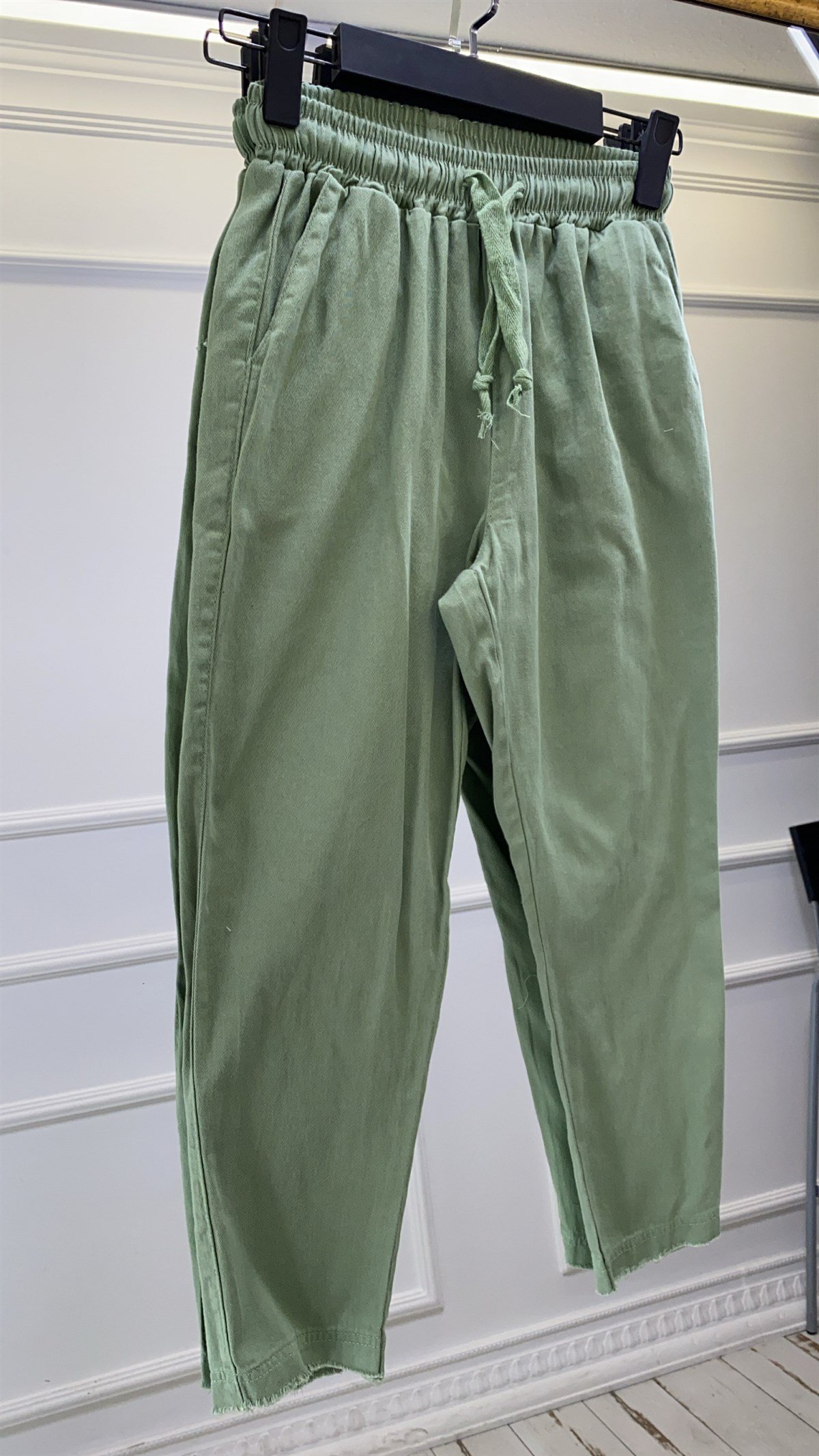 Keten Havuç Pantolon