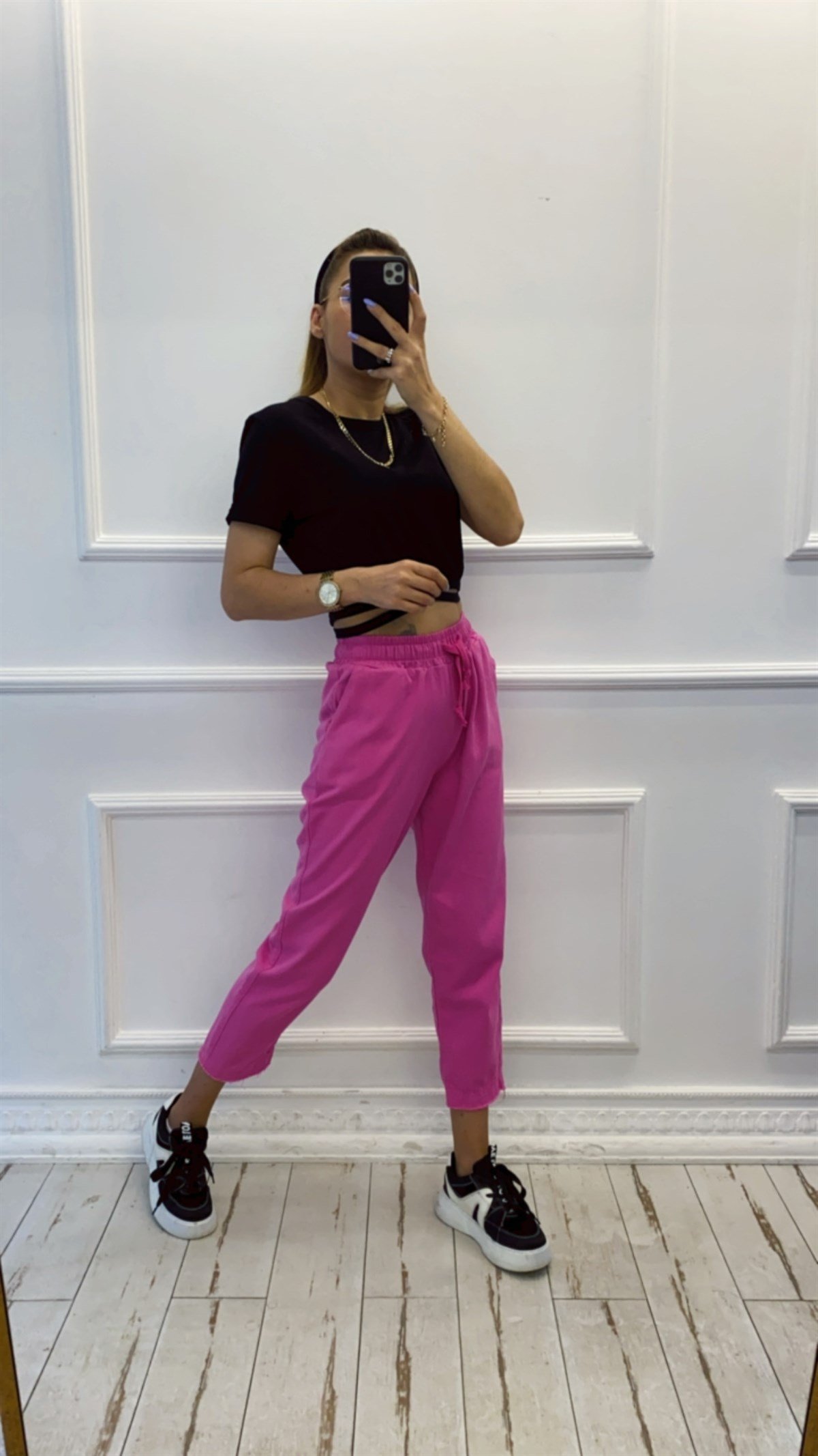 Keten Havuç Pantolon