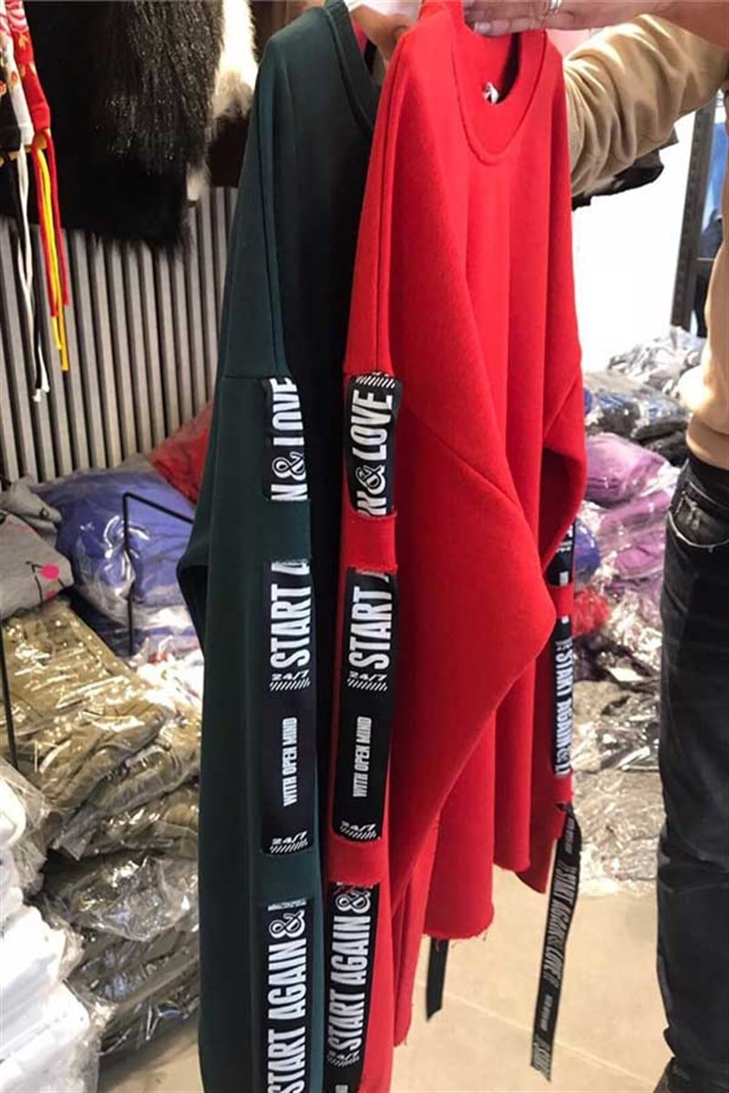 Kol Detaylı Sweatshirt
