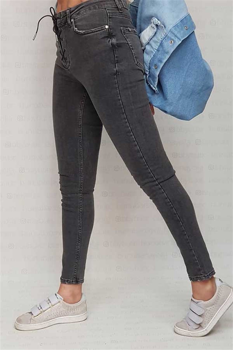 Korse Belli Füme Skinny Jean