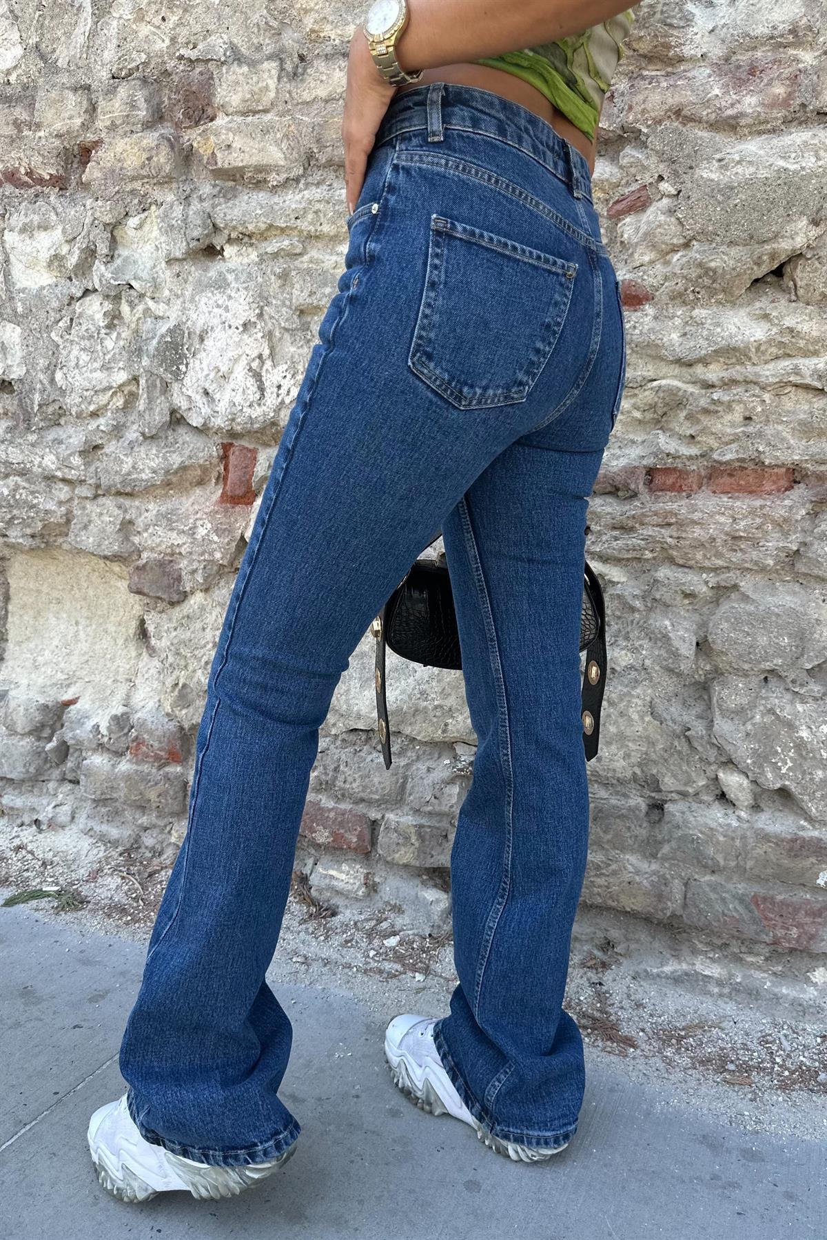 Koyu Mavi Flare JeanJEAN