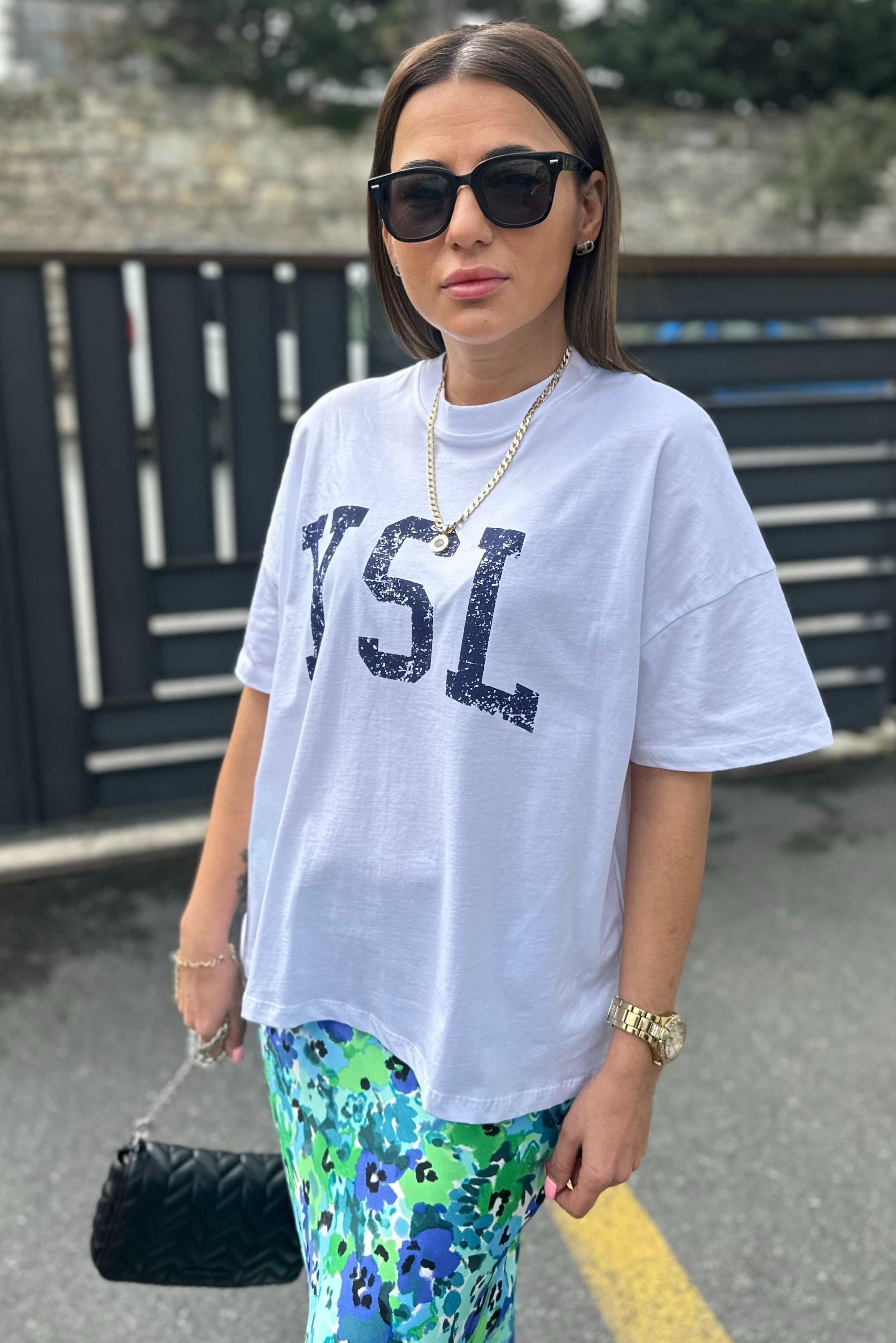 Lacivert Baskı Logolu TshirtTSHİRT