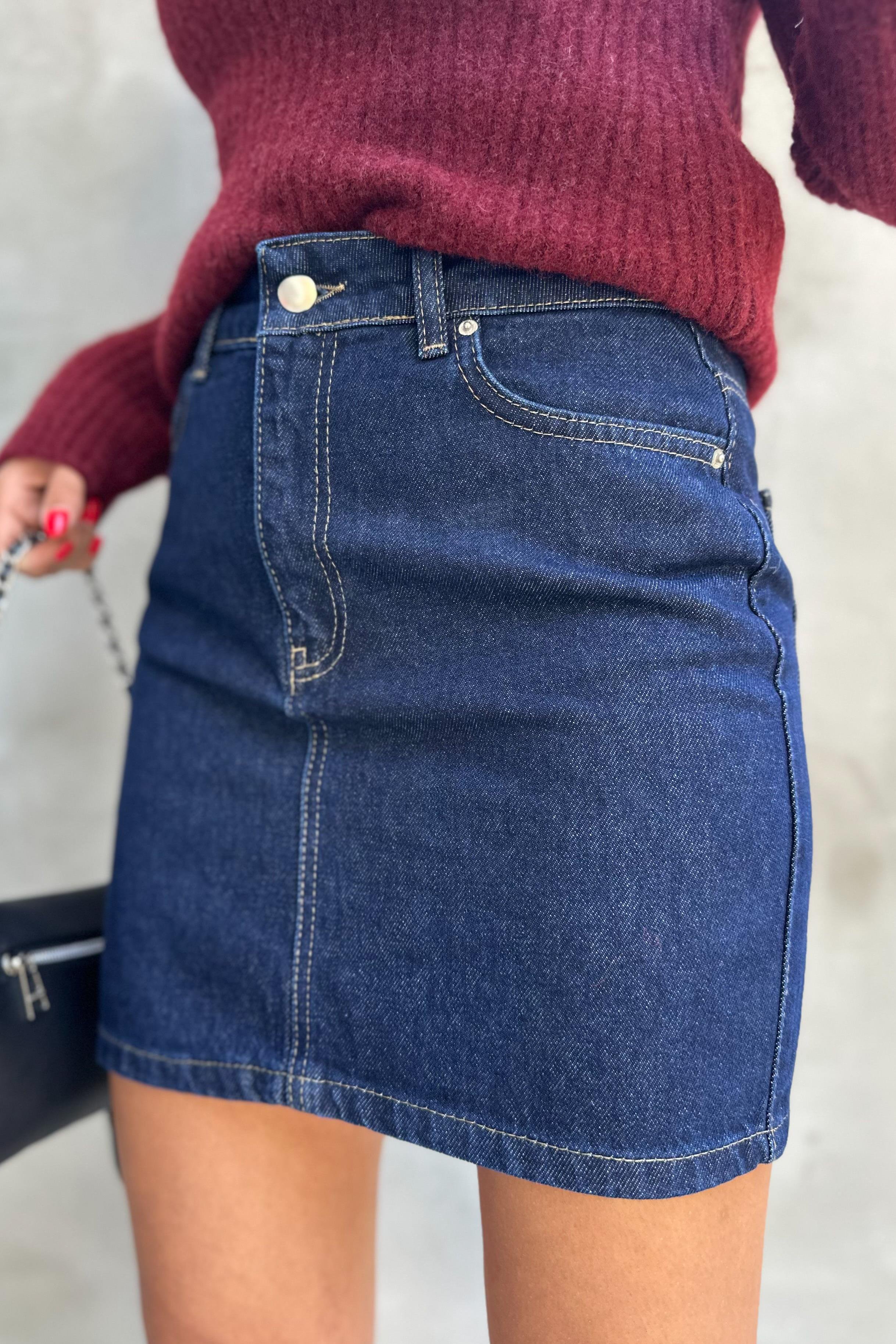 Lacivert Mini Kot EtekETEK