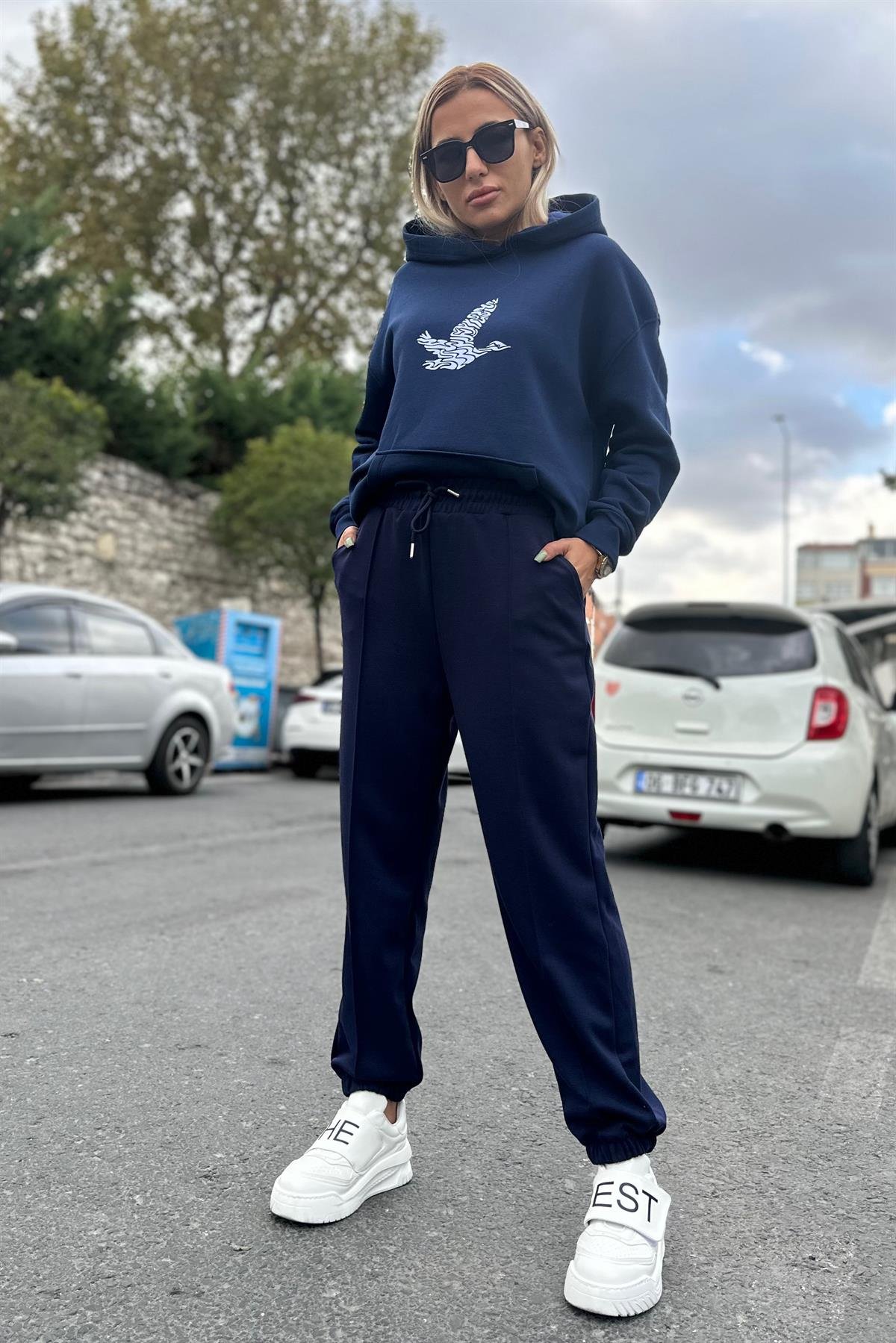 Lacivert Modal Eşofman Altı EŞOFMAN