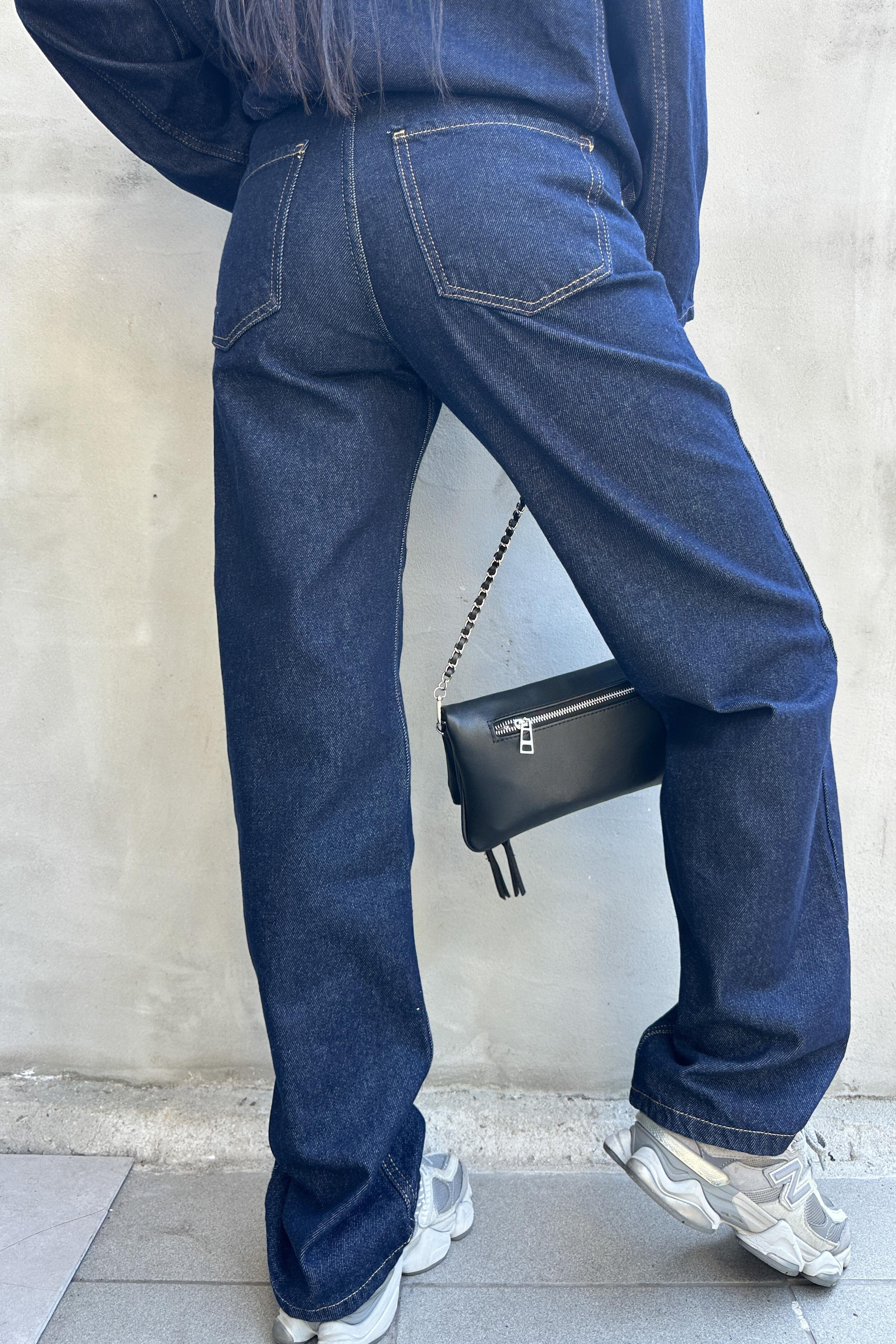 Lacivert Straight Kesim JeanJEAN