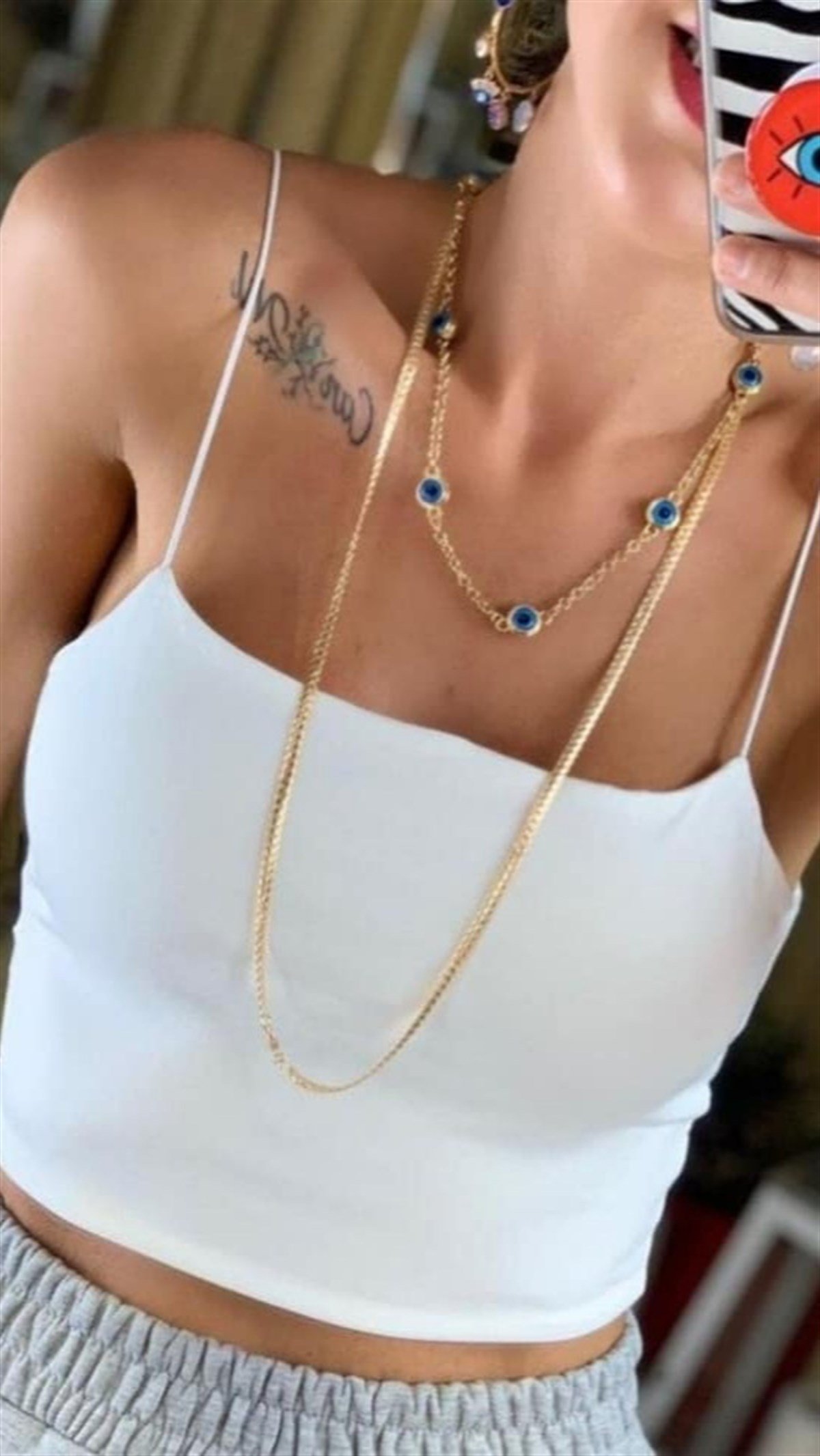 Lastik Askılı Crop