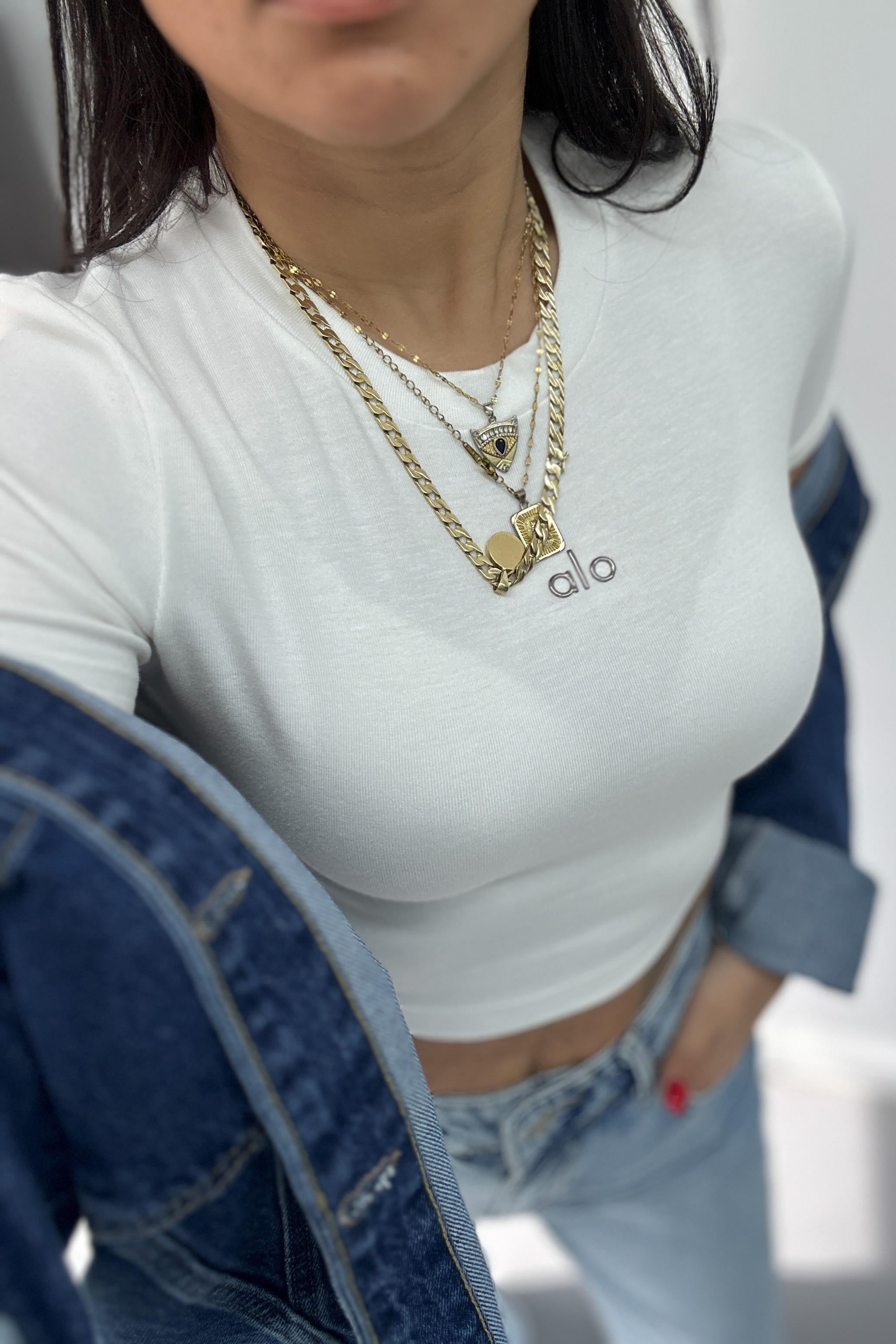Logolu Beyaz Crop BodyCROP