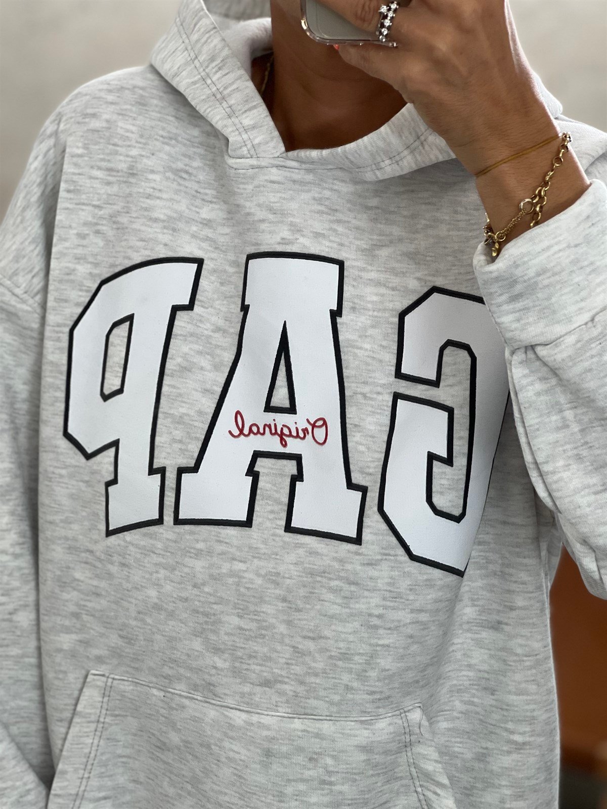Logolu Gri SweatshirtSWEATSHİRT