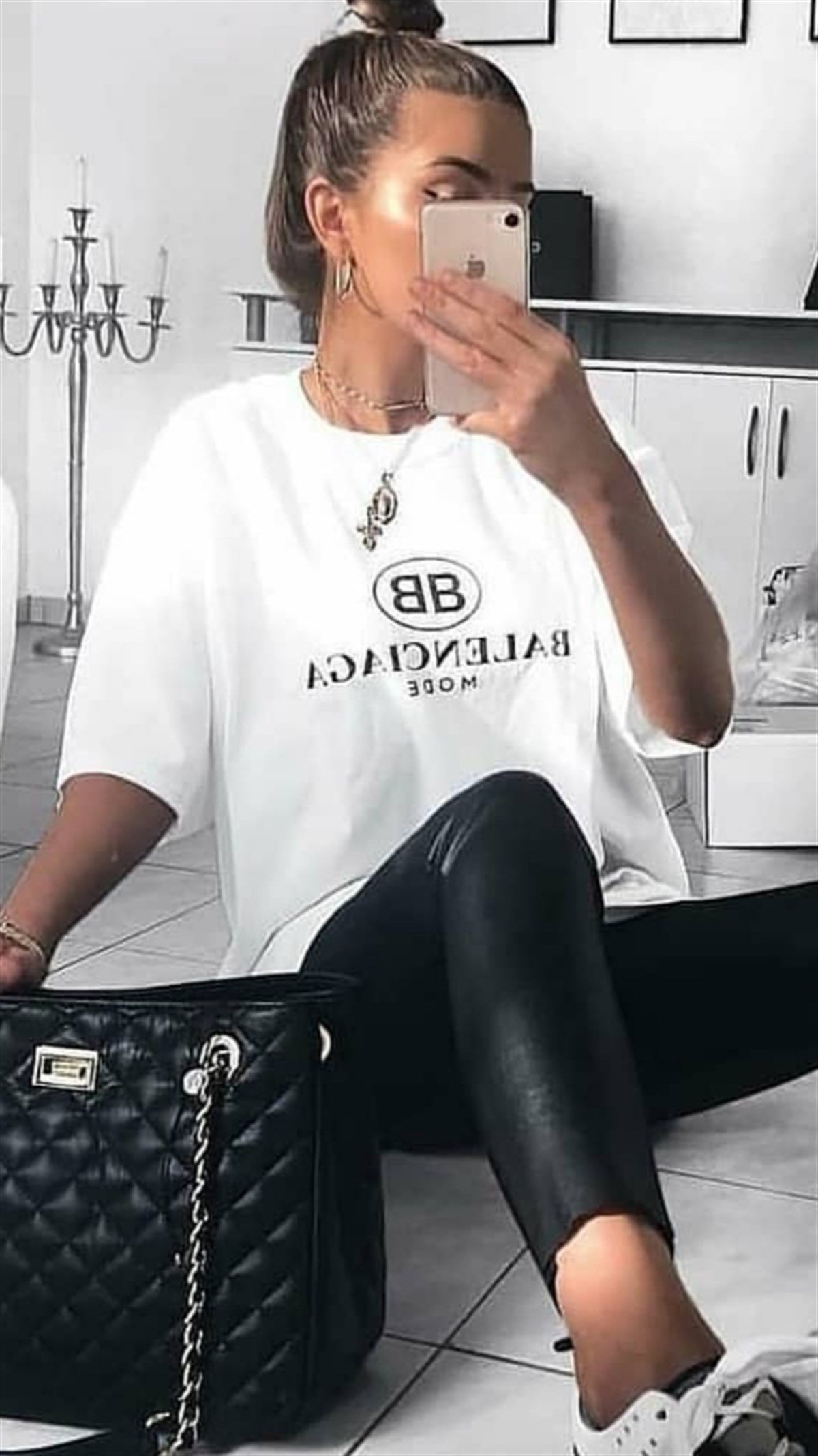 Marka Logolu Oversize Tshirt