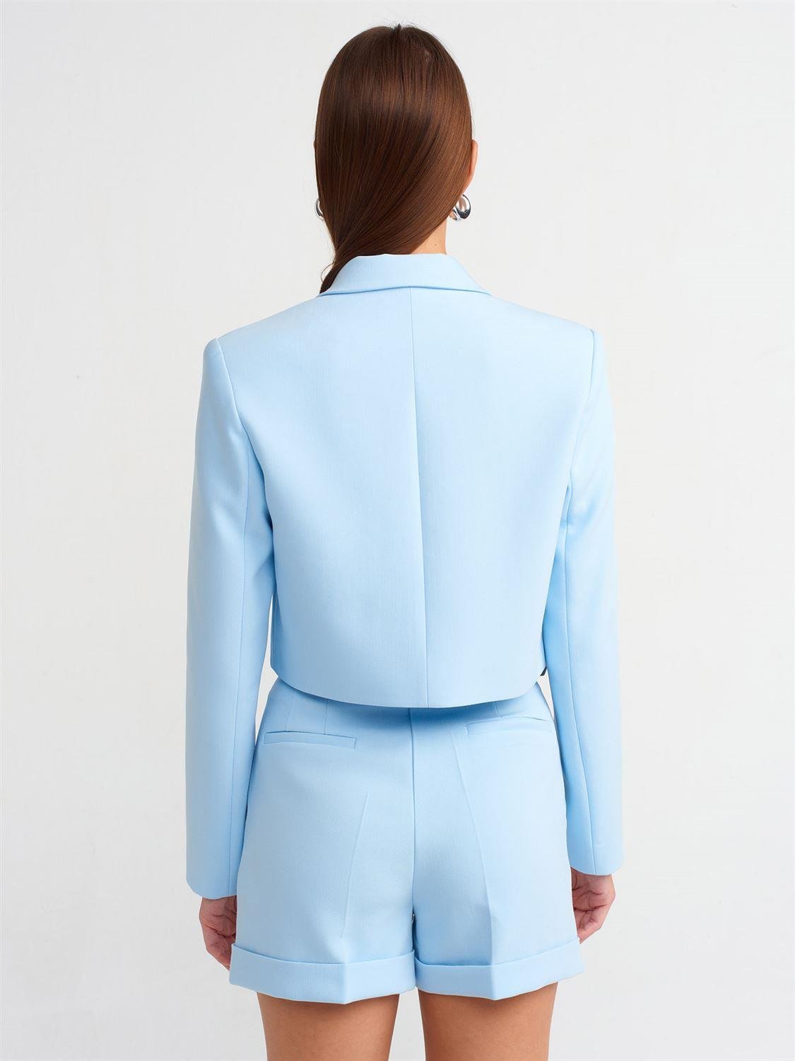 Mavi Crop Blazer CeketÇOK SATANLAR