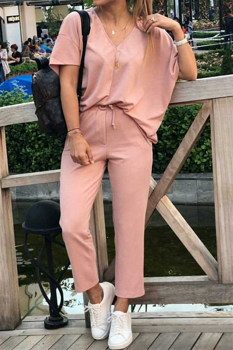 Midi Pantalon Bluz Takım