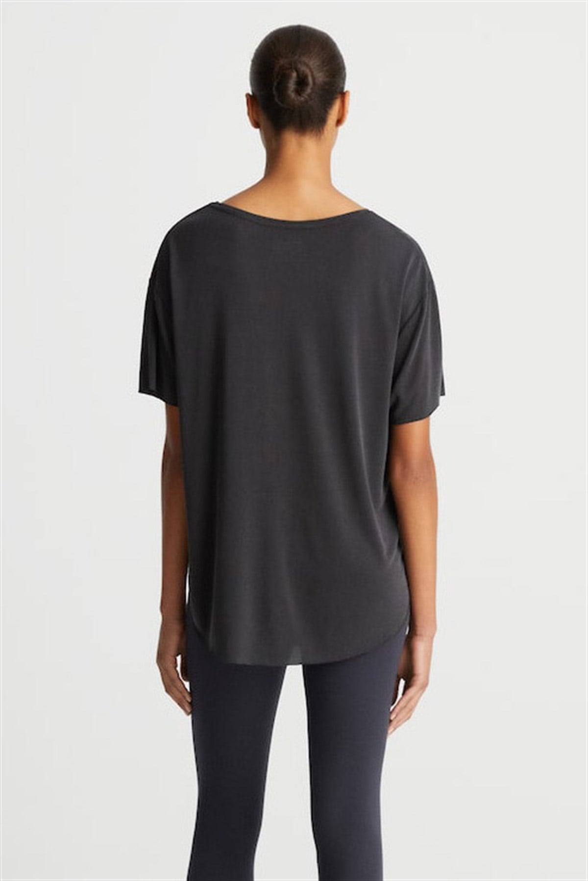 Modal Kumaş Orjinal Marka Antrasit TshirtTSHİRT